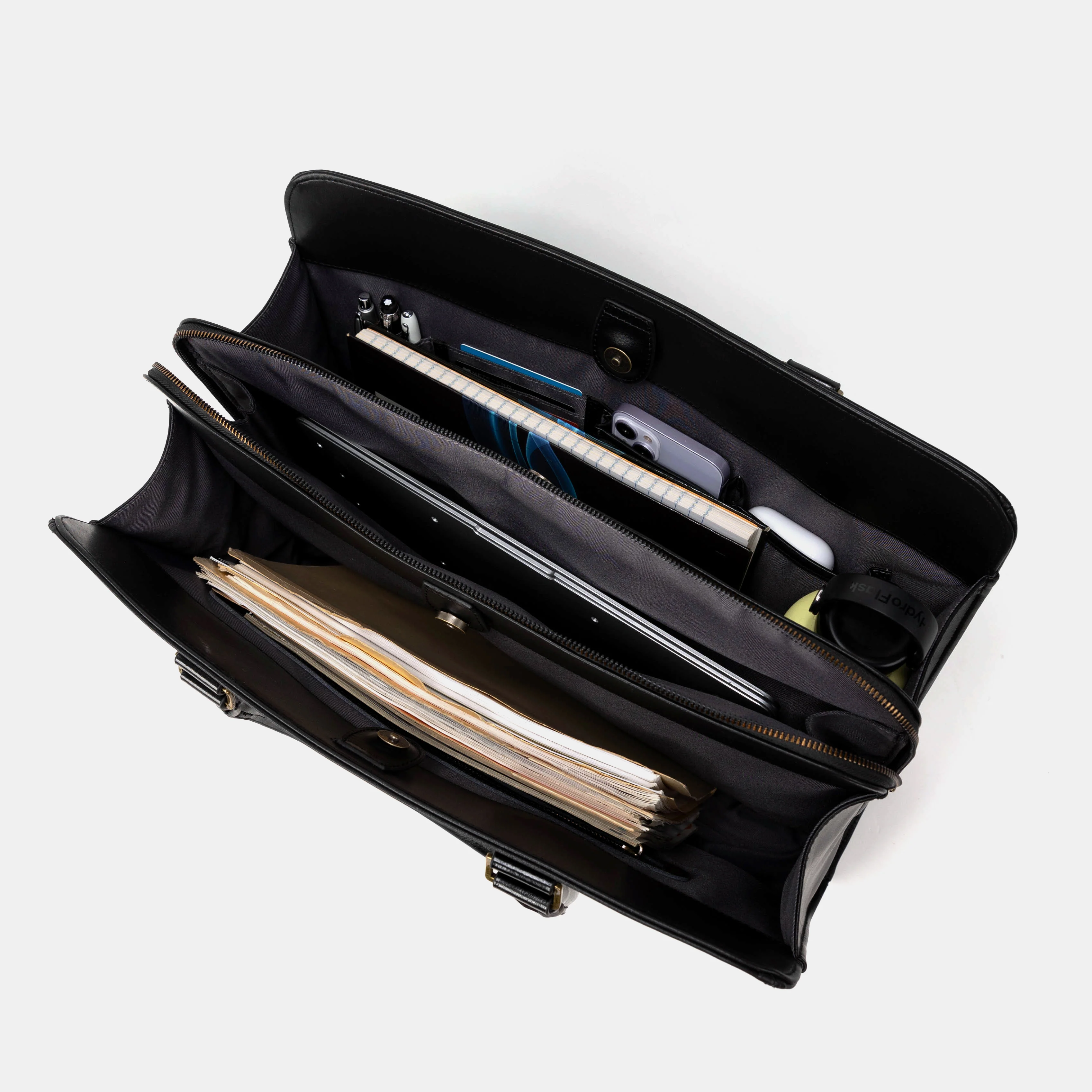 Abstract Blue Business Tote - Image 2