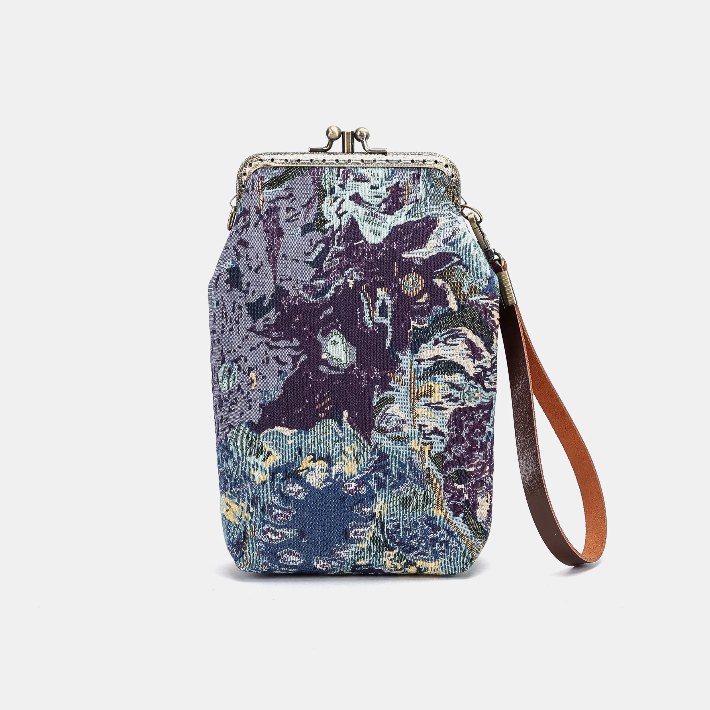 Abstract Blue Carpet Phone Case - Image 4