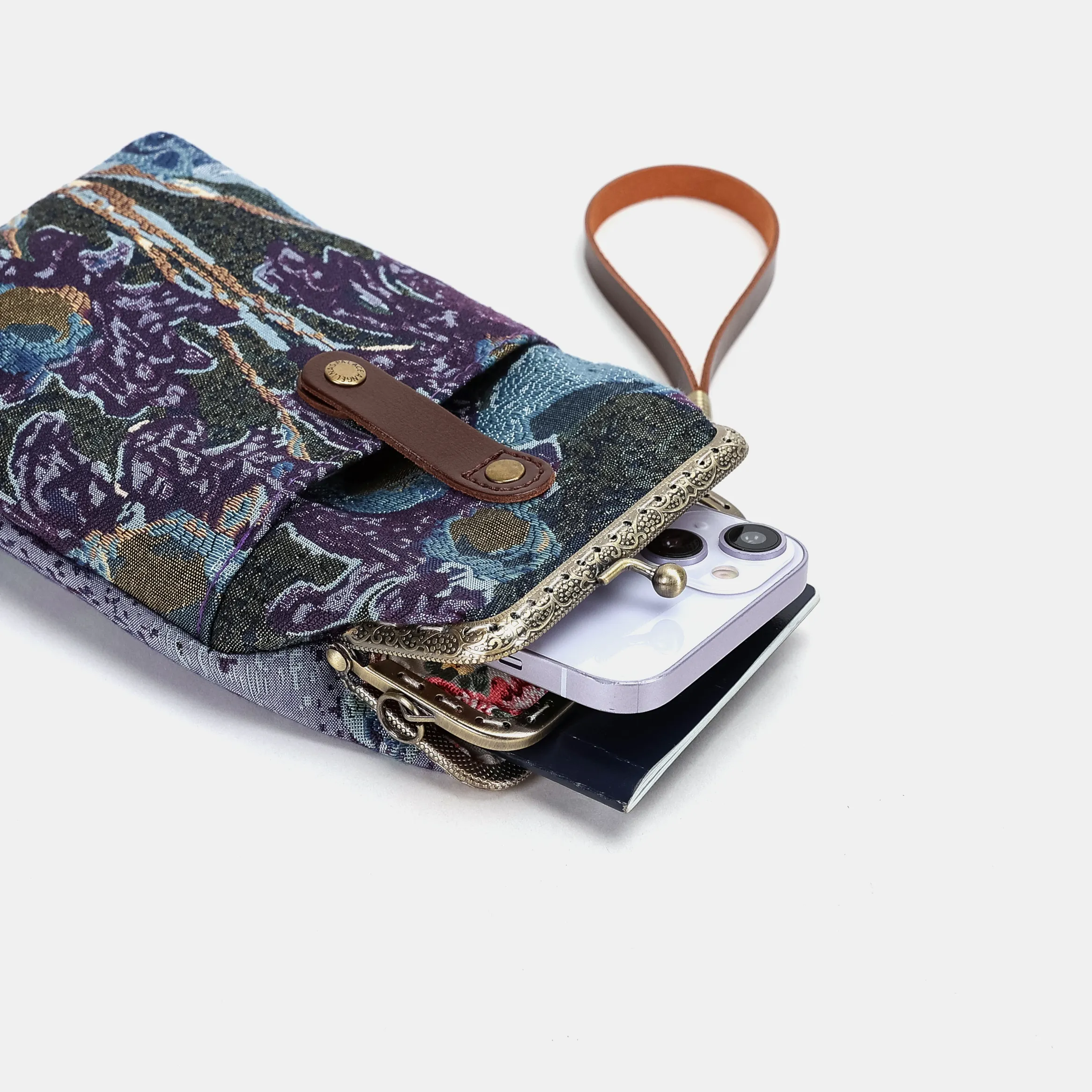 Abstract Blue Carpet Phone Case - Image 7