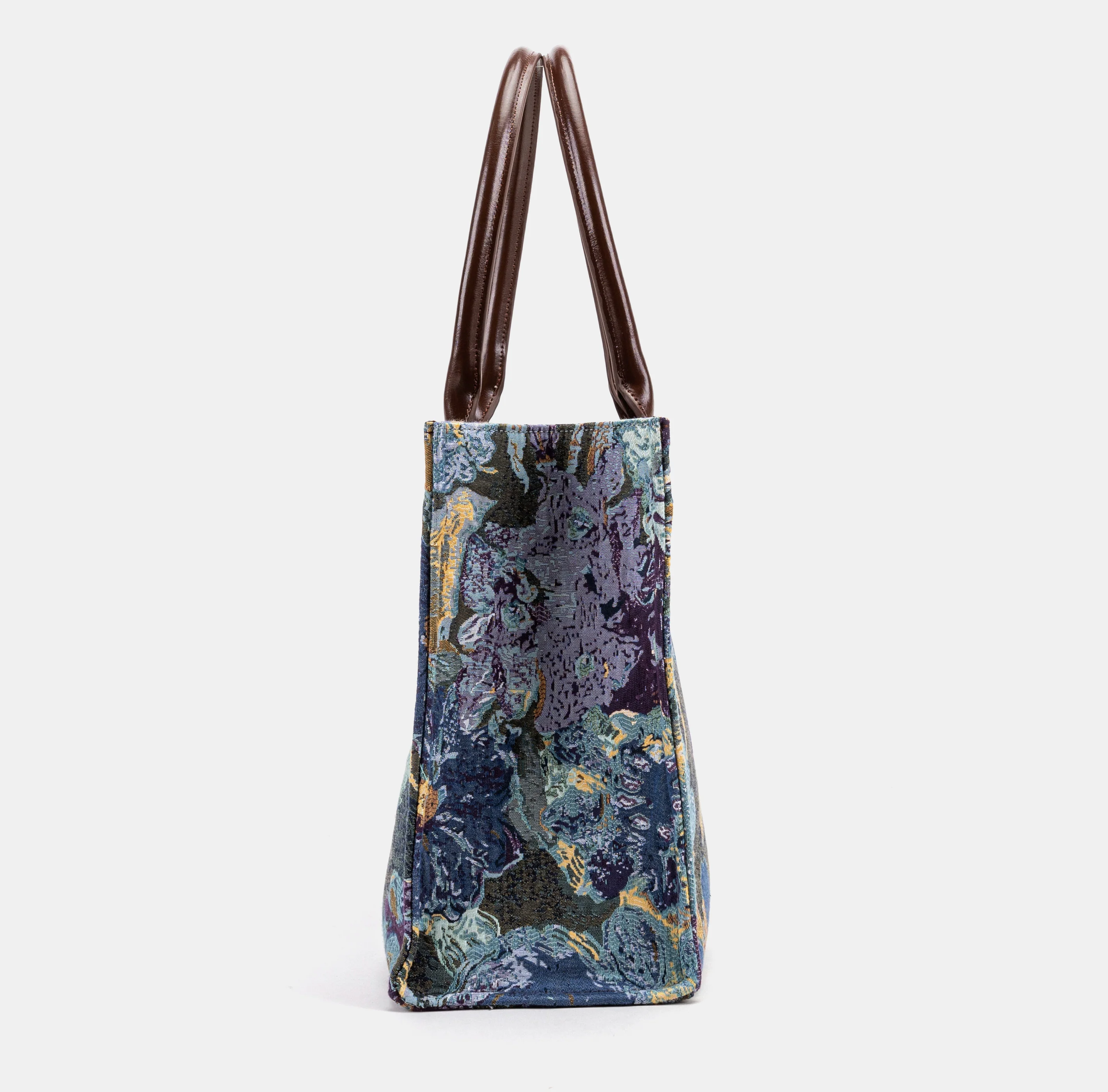 Abstract Blue Laptop Work Tote - Image 4
