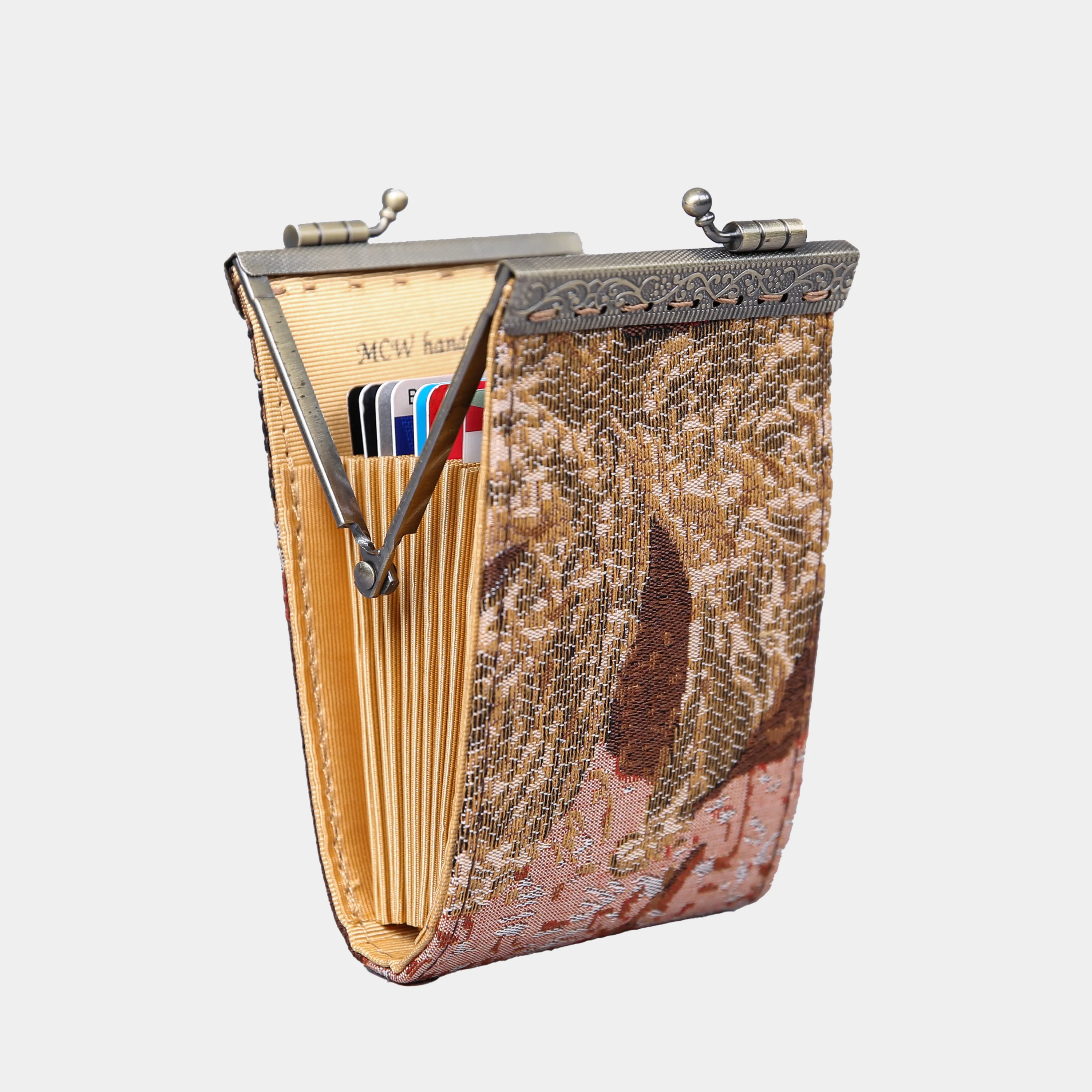 Abstract Brown Card Wallet - Image 5