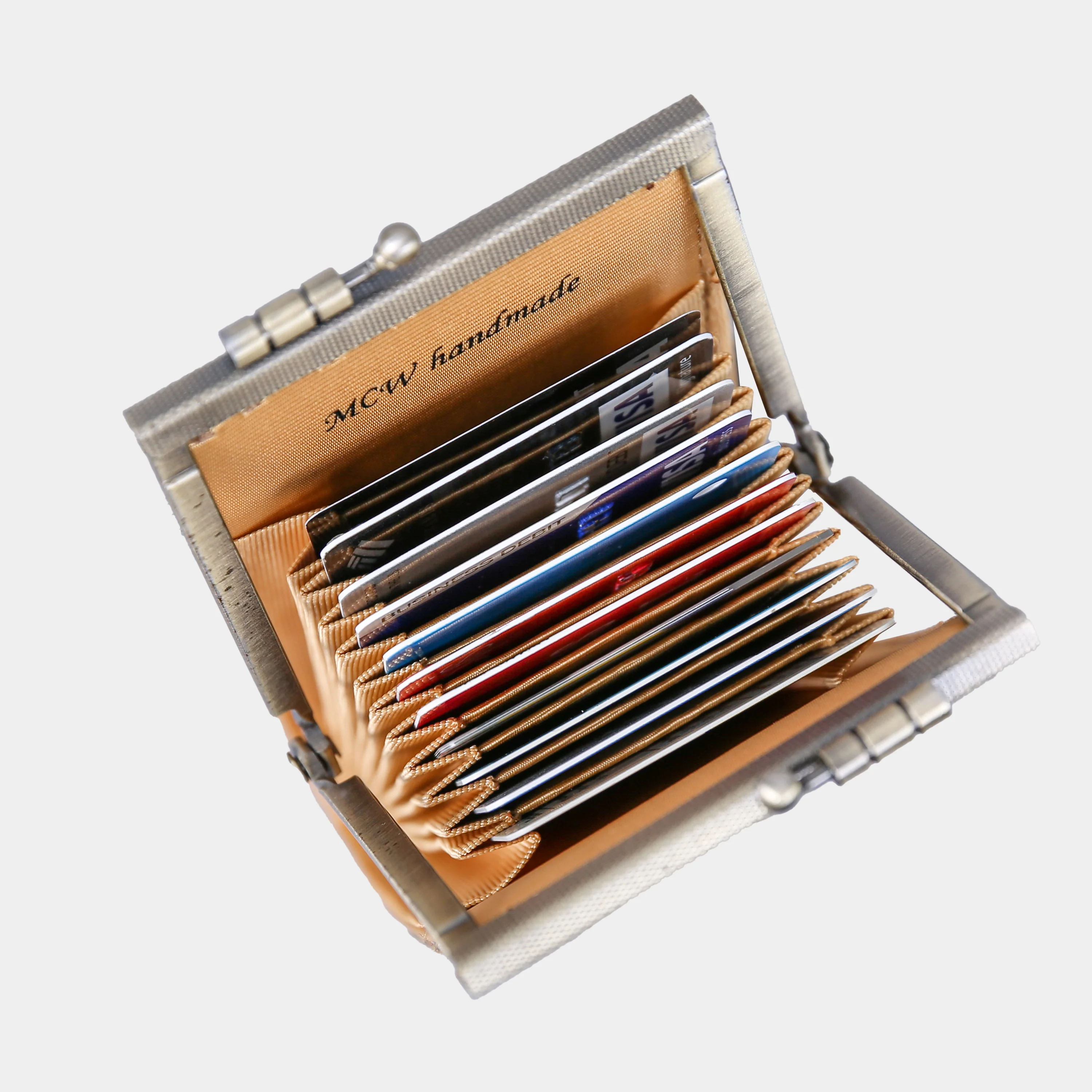 Abstract Brown Card Wallet - Image 6