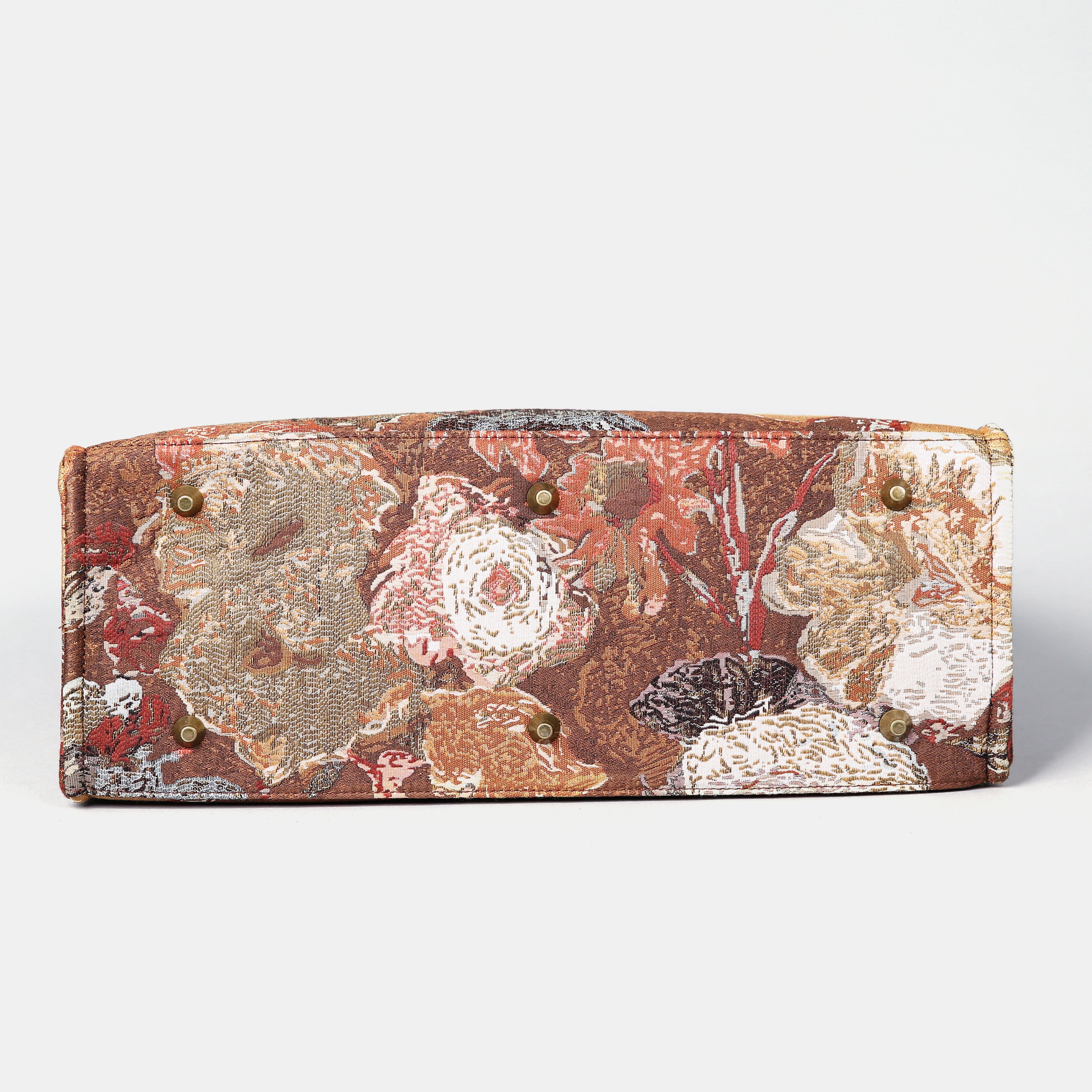Abstract Brown Laptop Work Tote - Image 5