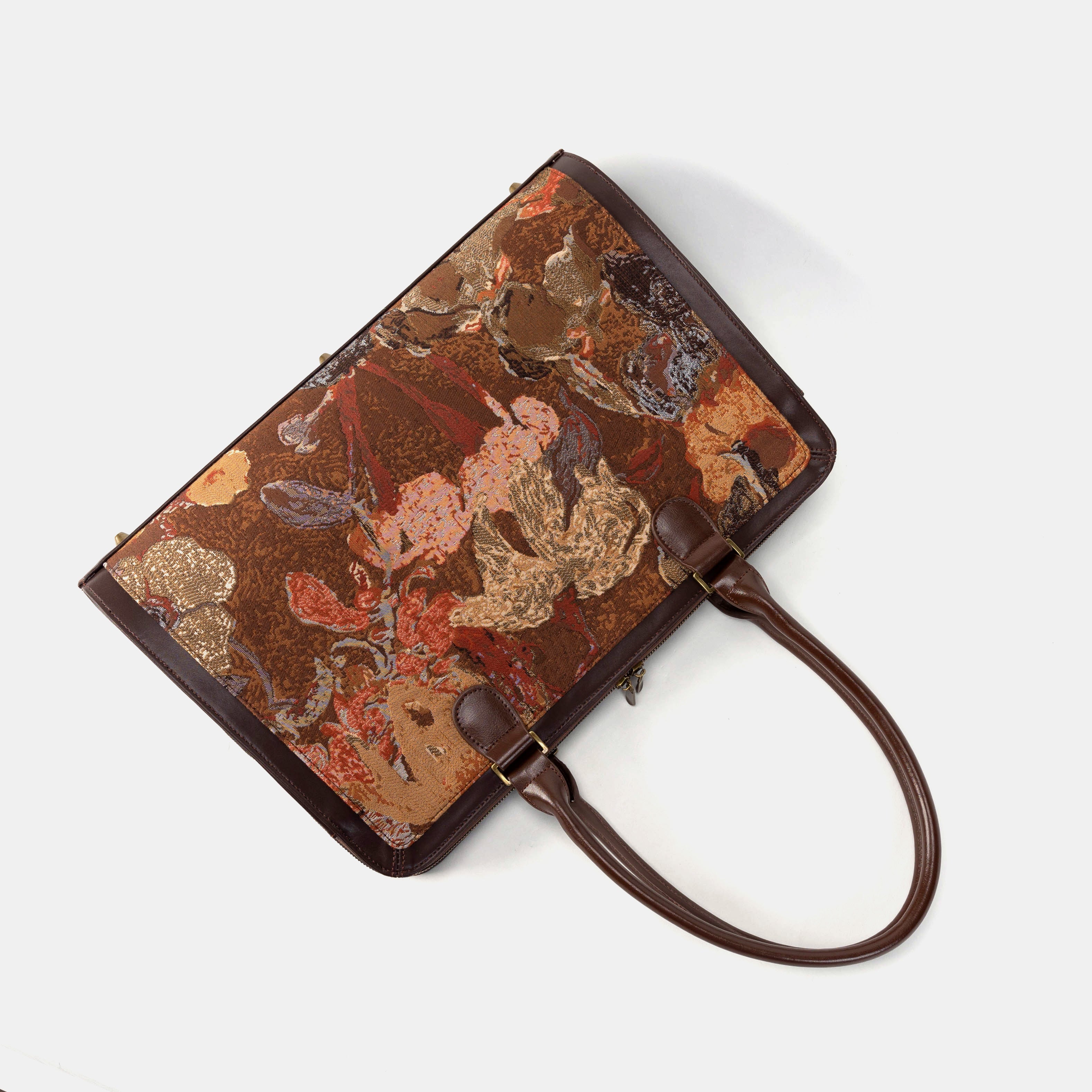 Abstract Brown Business Tote - Image 8