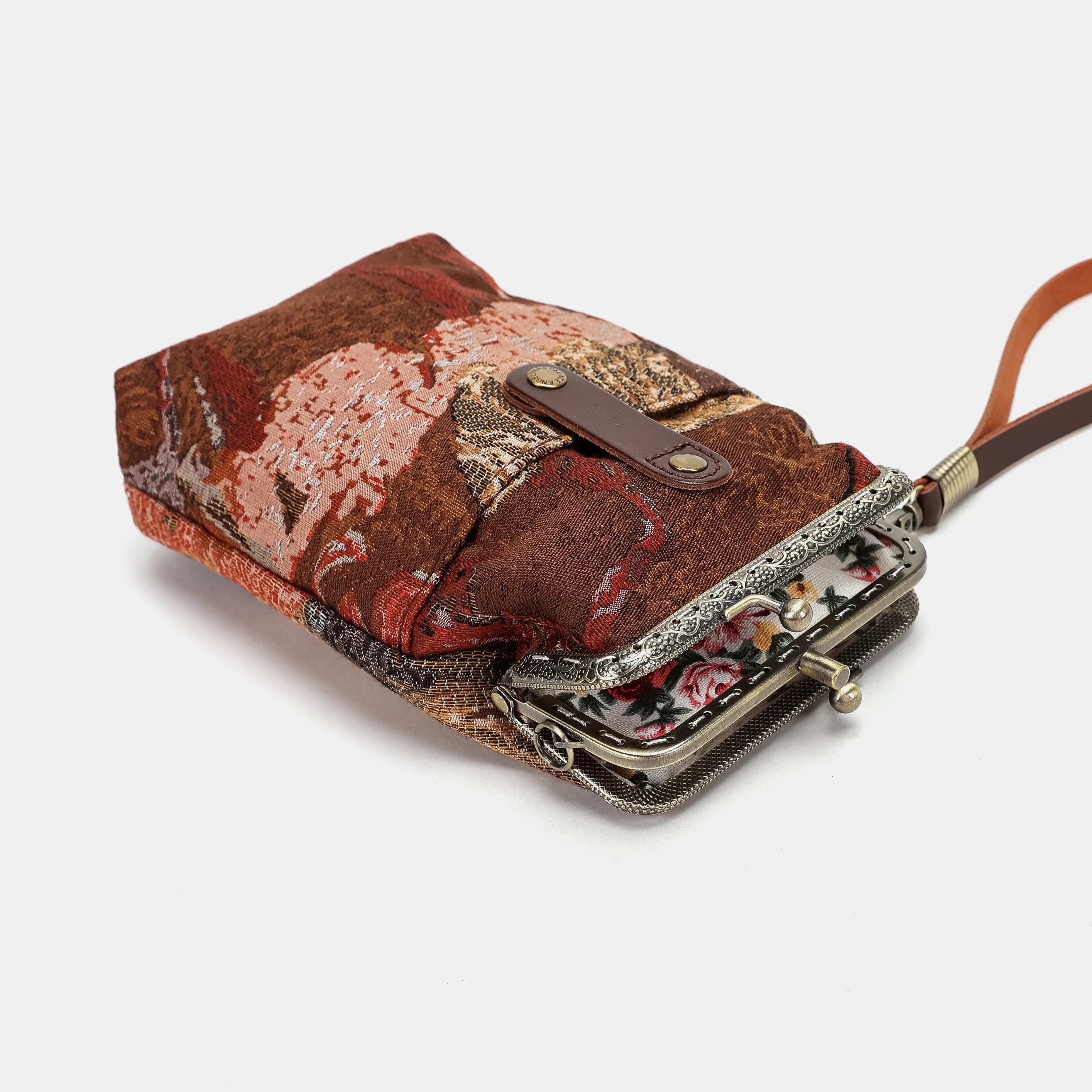 Abstract Brown Carpet Phone Case - Image 5