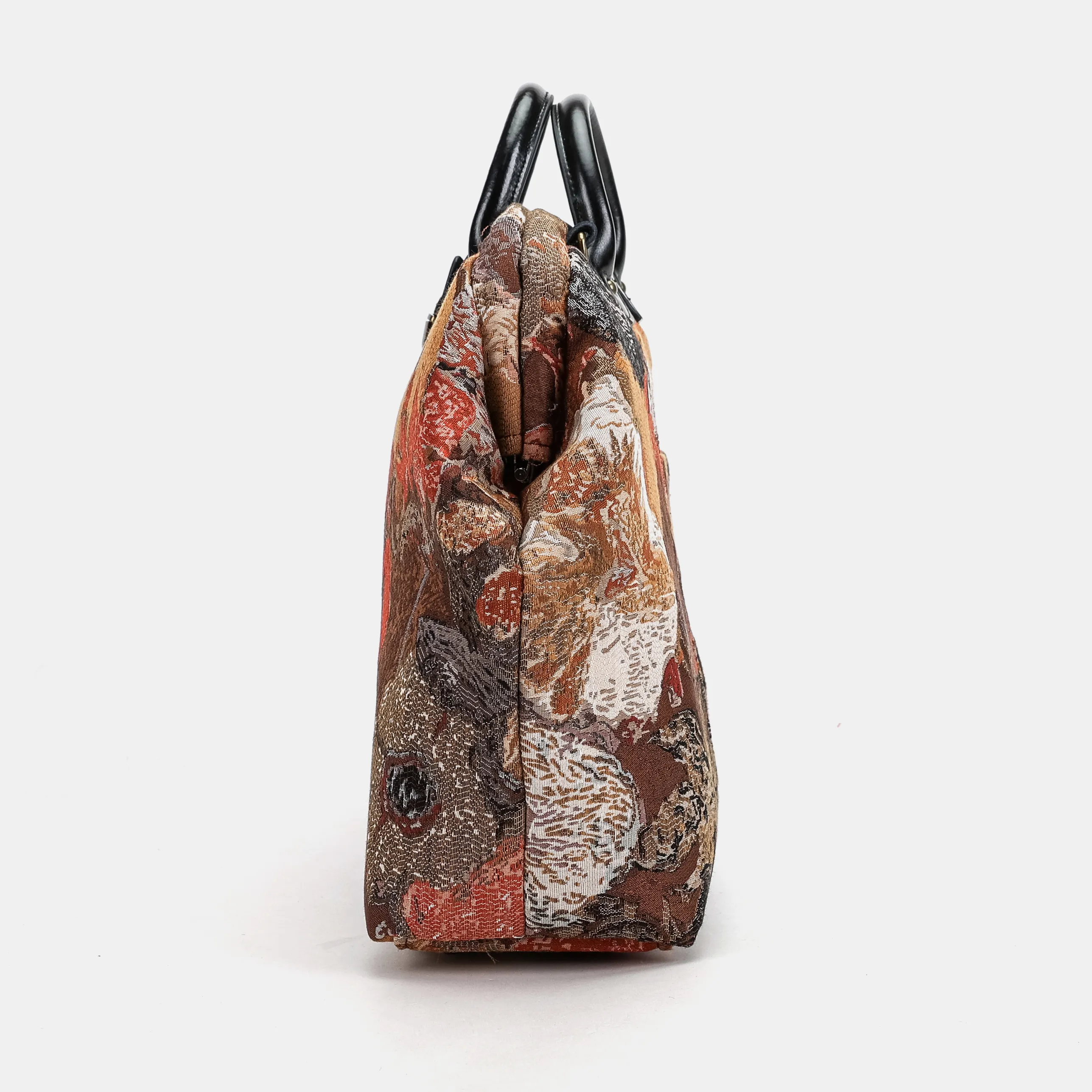 Abstract Brown Laptop Work Bag - Image 3