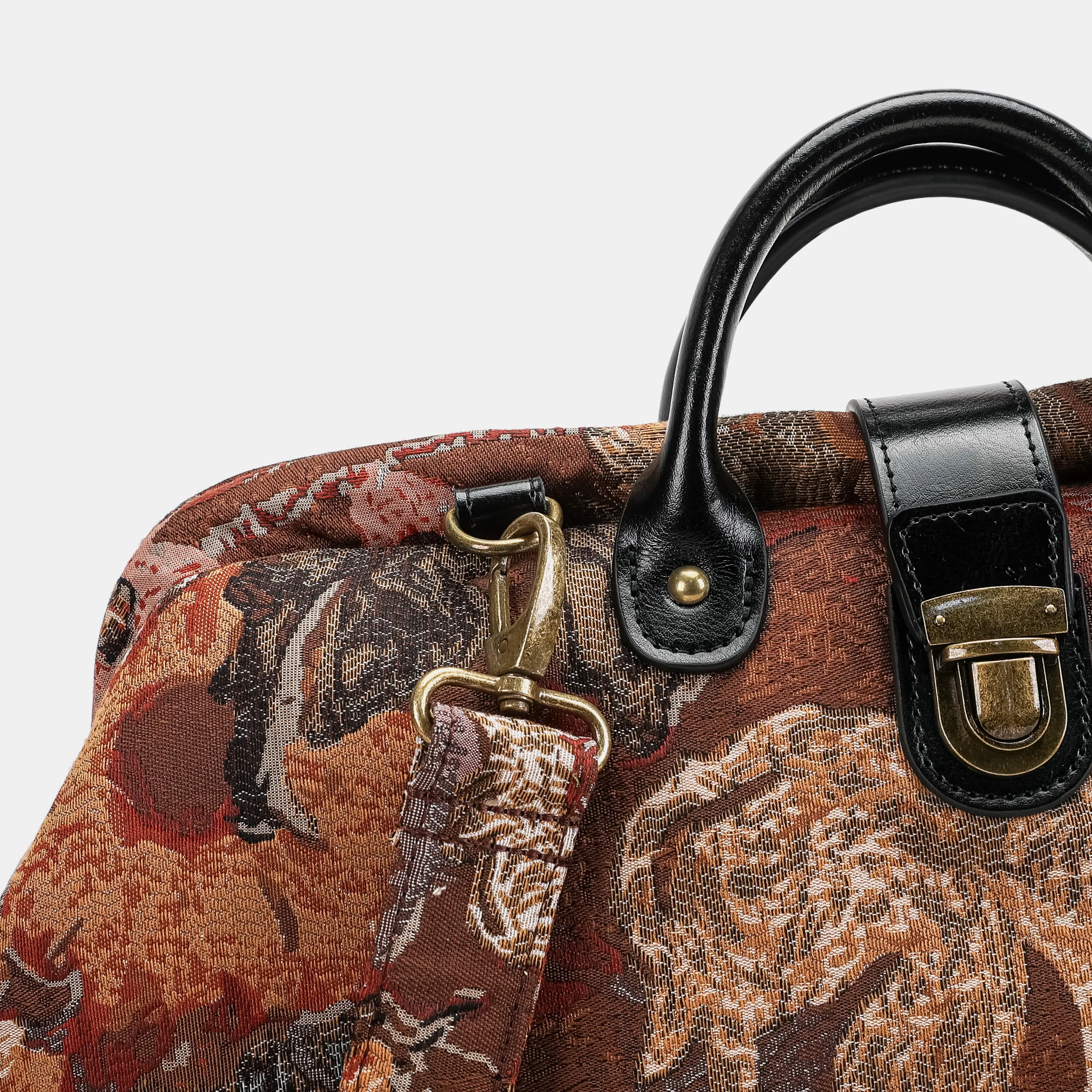 Abstract Brown Laptop Work Bag - Image 7