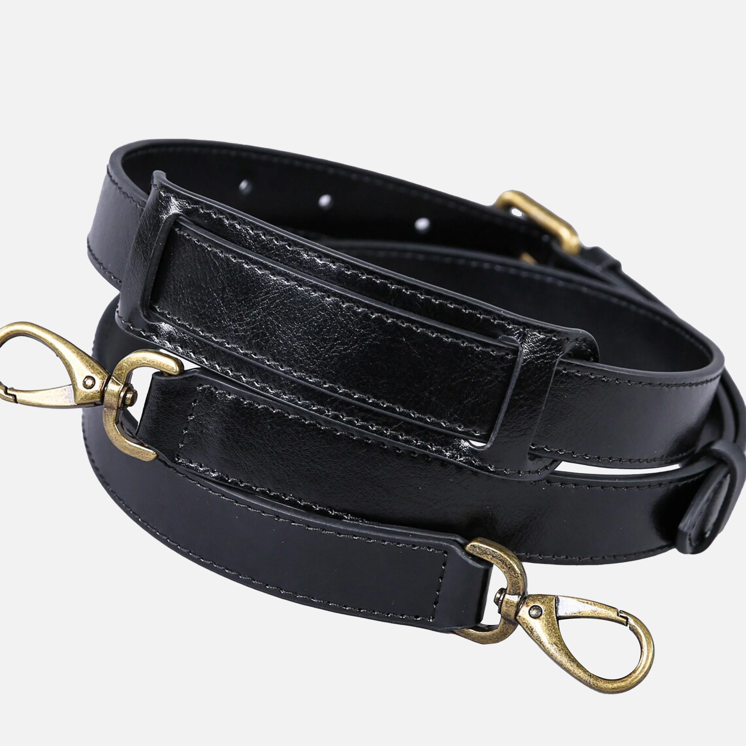 Adjustable Leather Shoulder 1" Strap for Medium to Large Bags - Image 5
