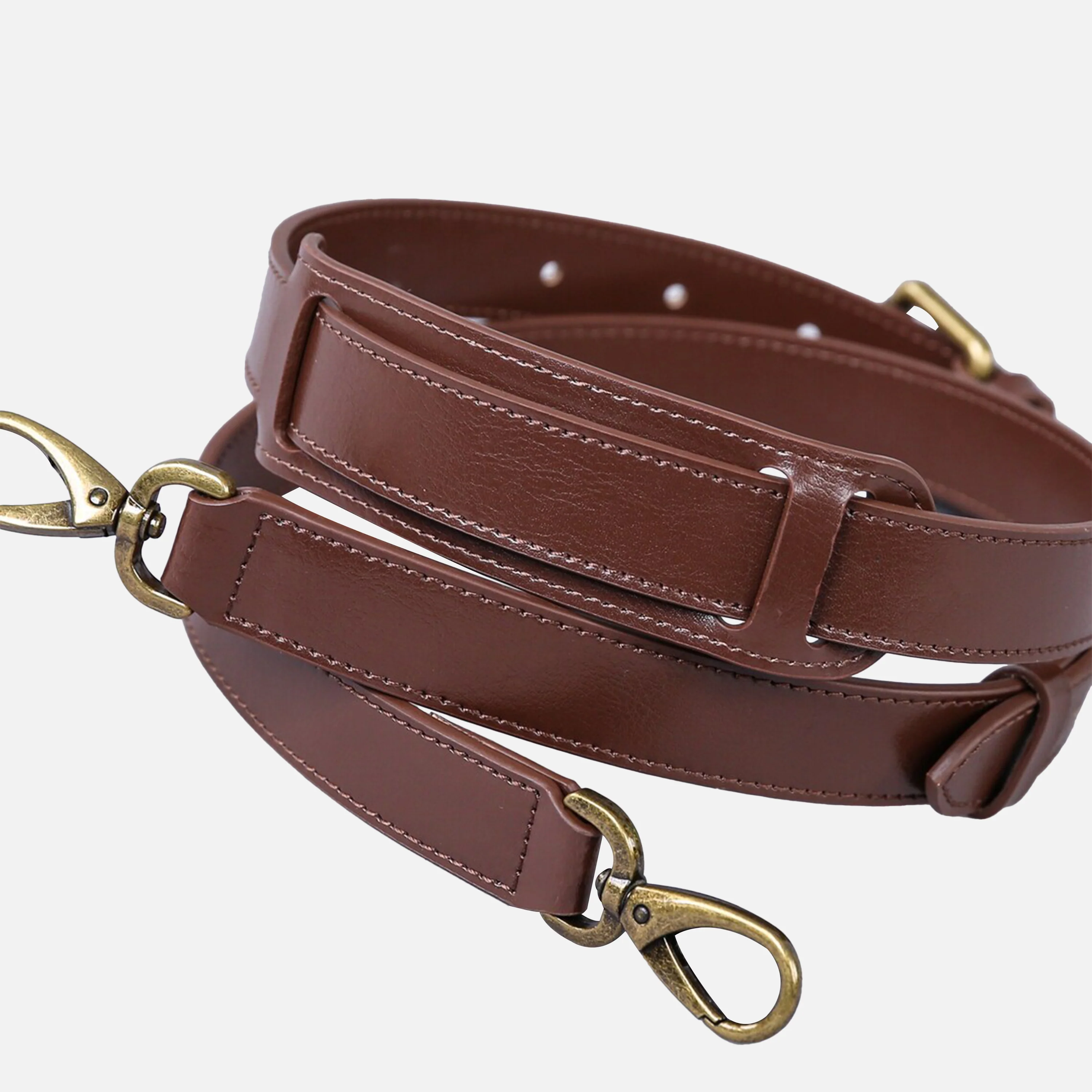 Adjustable Leather Shoulder 1" Strap for Medium to Large Bags - Image 6