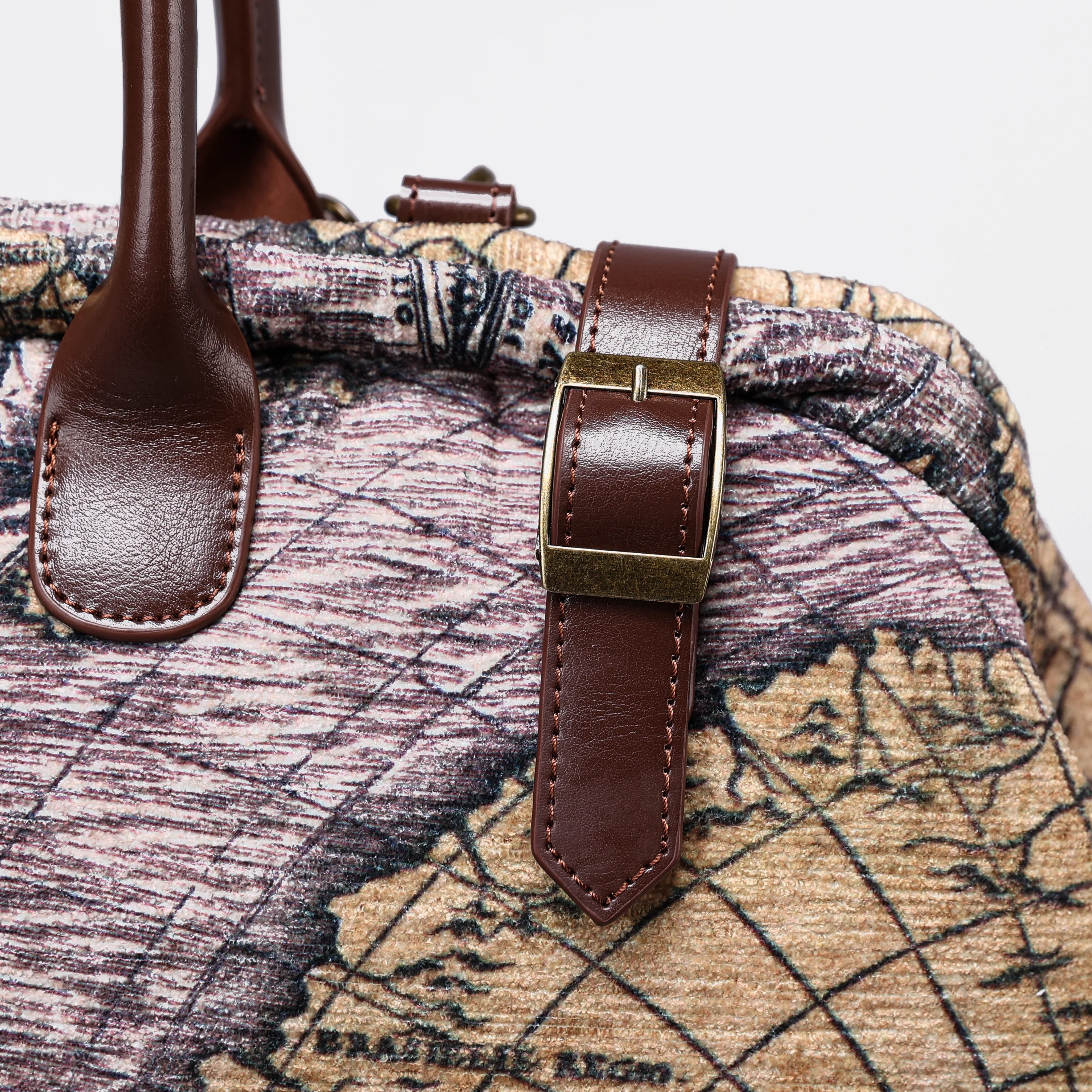Ancient World Map Large Carpetbag - Image 4
