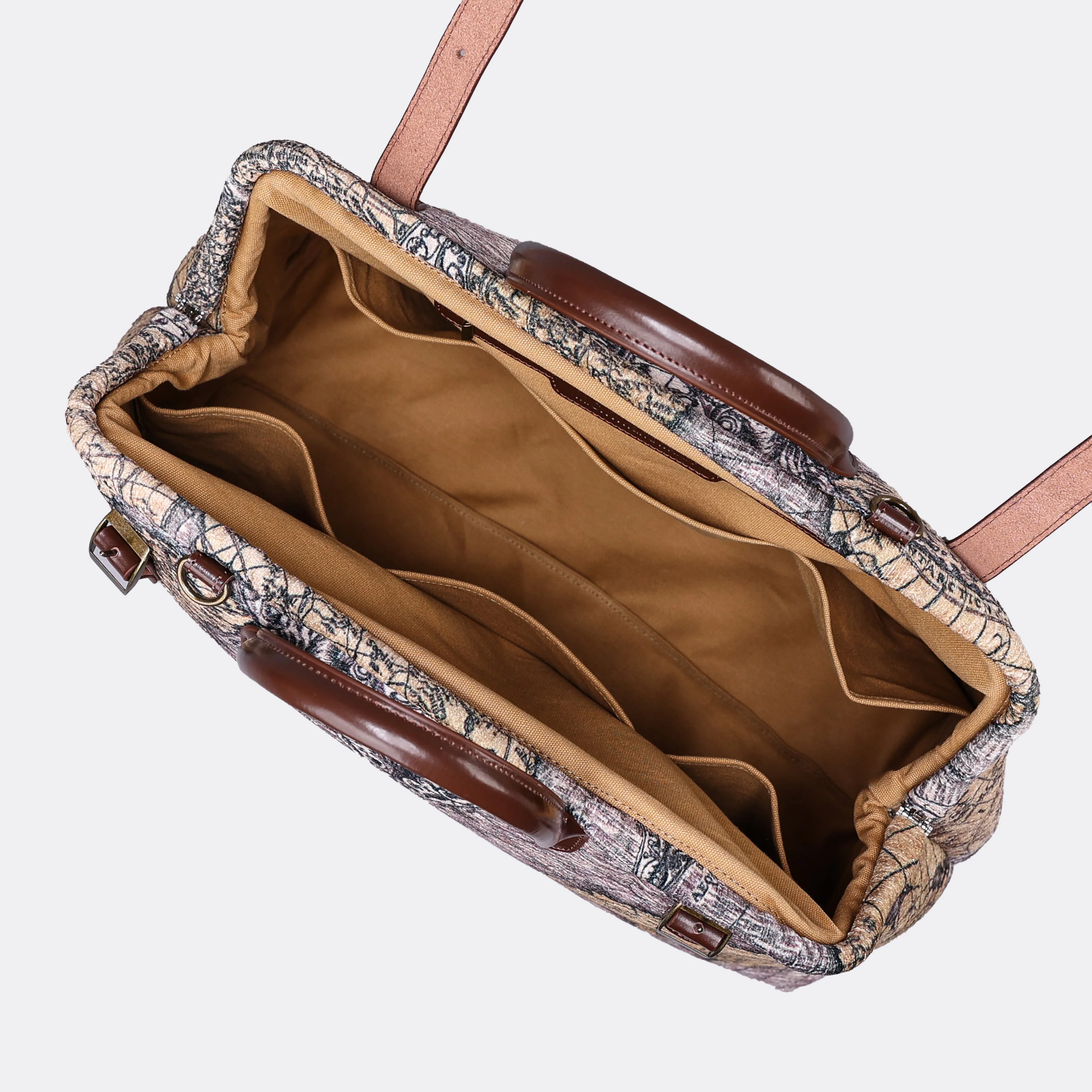 Ancient World Map Large Carpetbag - Image 7