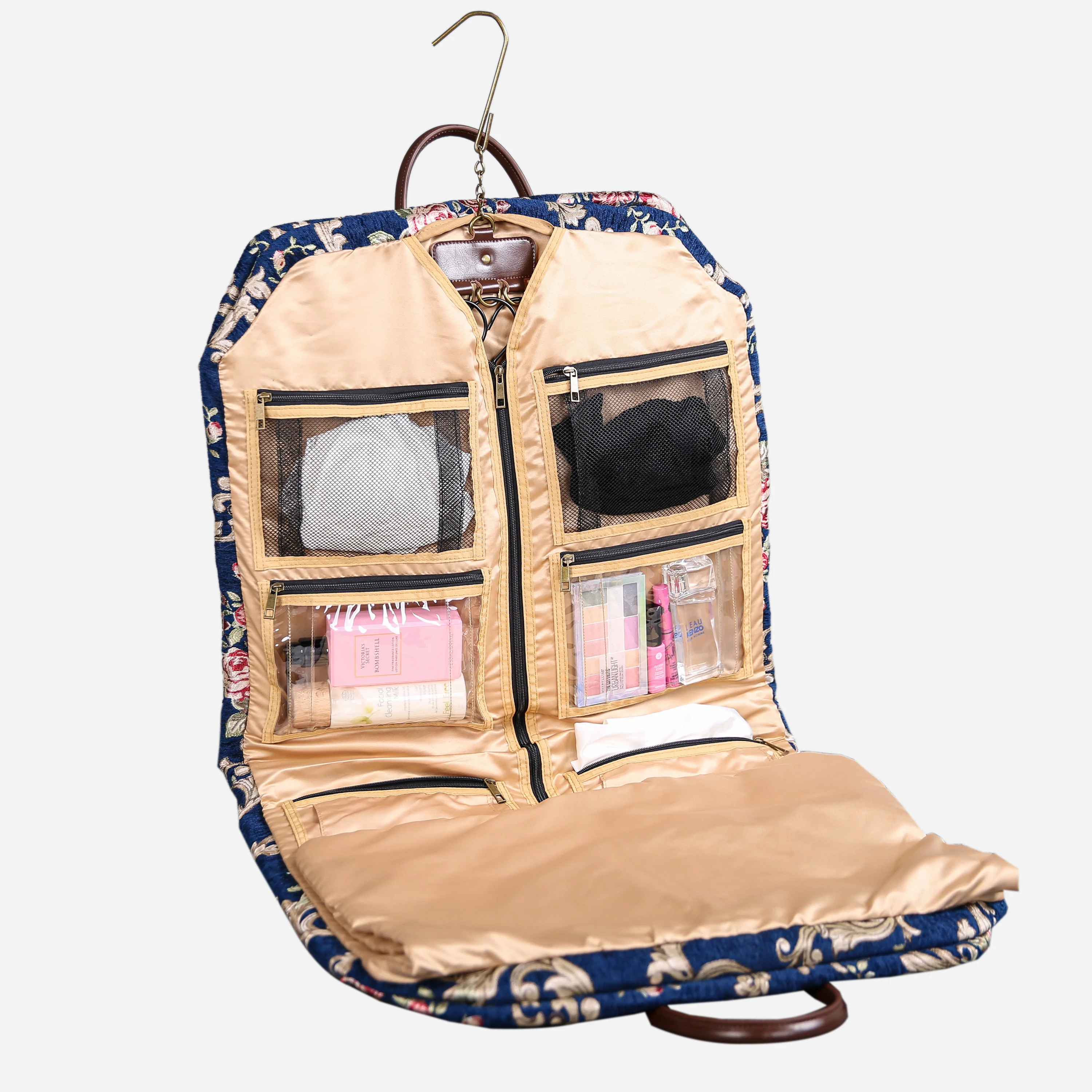 Baroque Garden Blue Carpet Garment Bag - Image 4