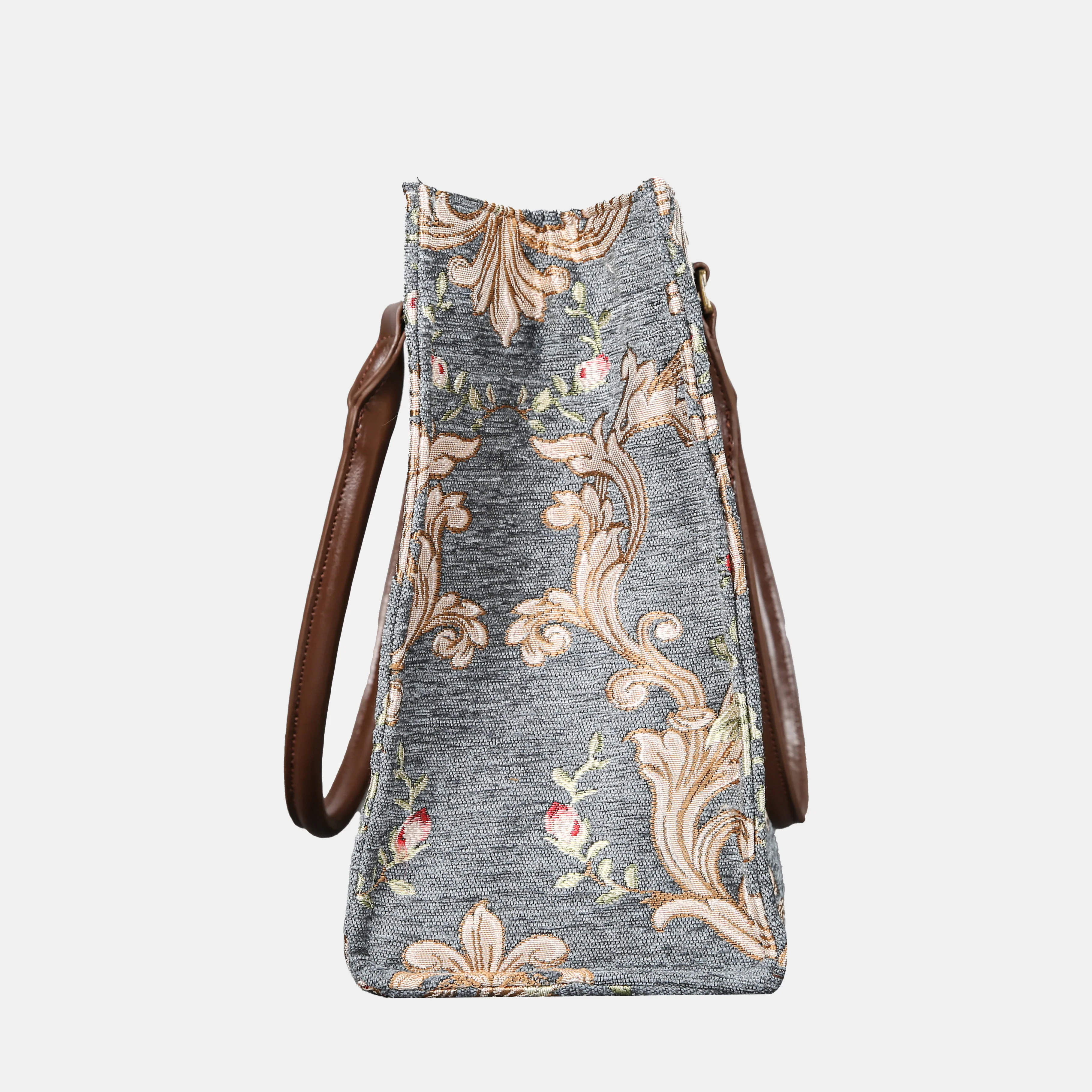 Baroque Garden Grey Laptop Work Tote - Image 3