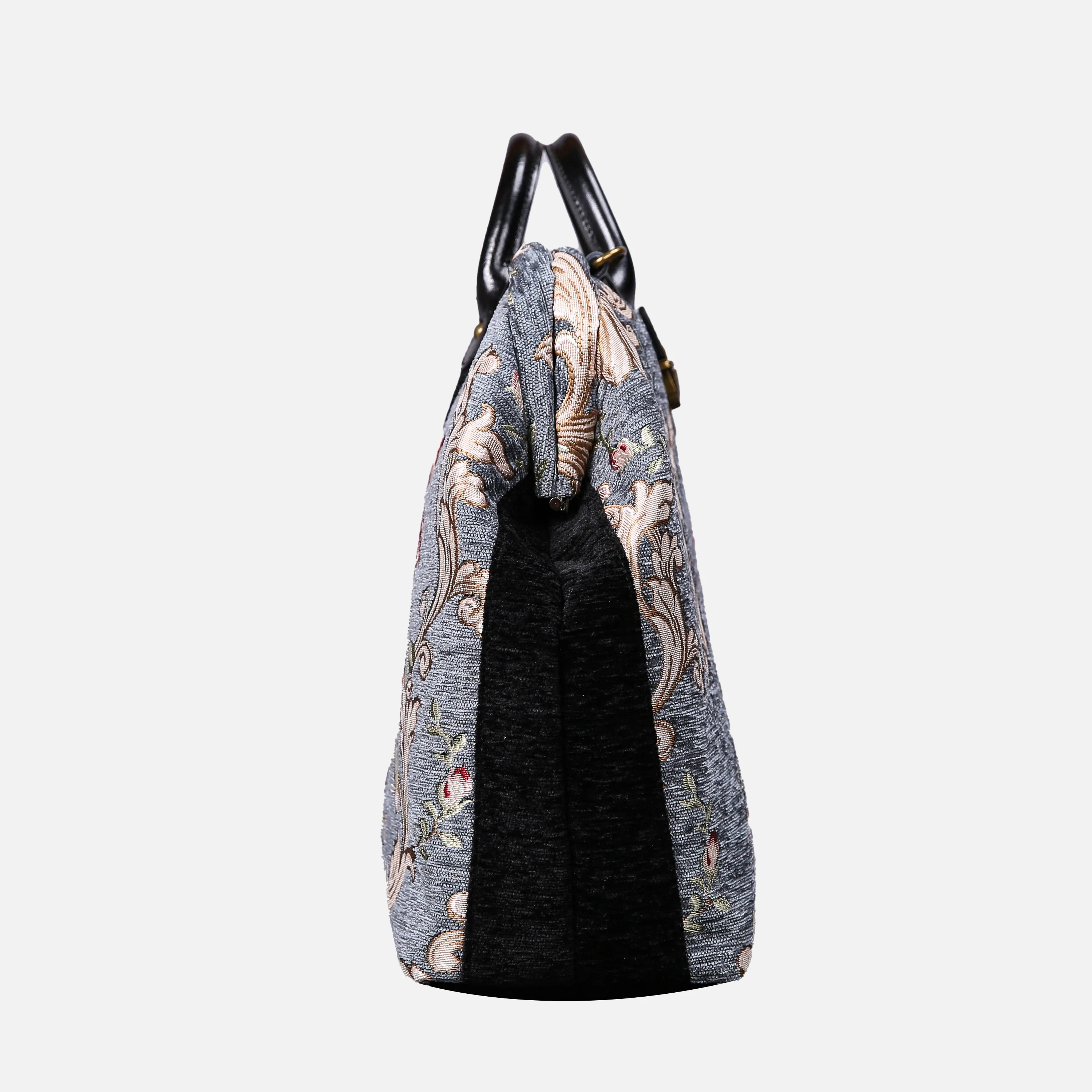 Baroque Garden Grey Laptop Work Bag - Image 3