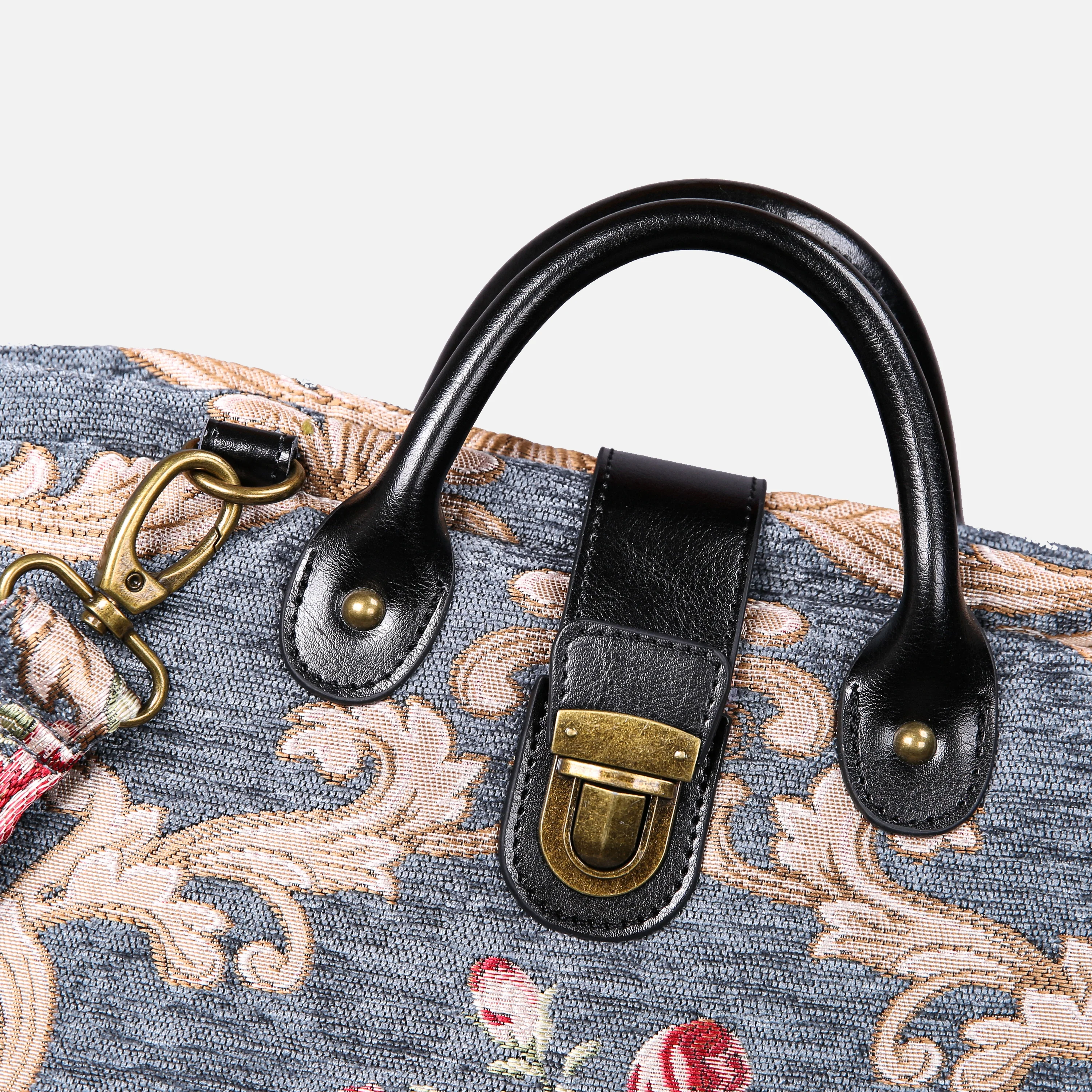 Baroque Garden Grey Laptop Work Bag - Image 7