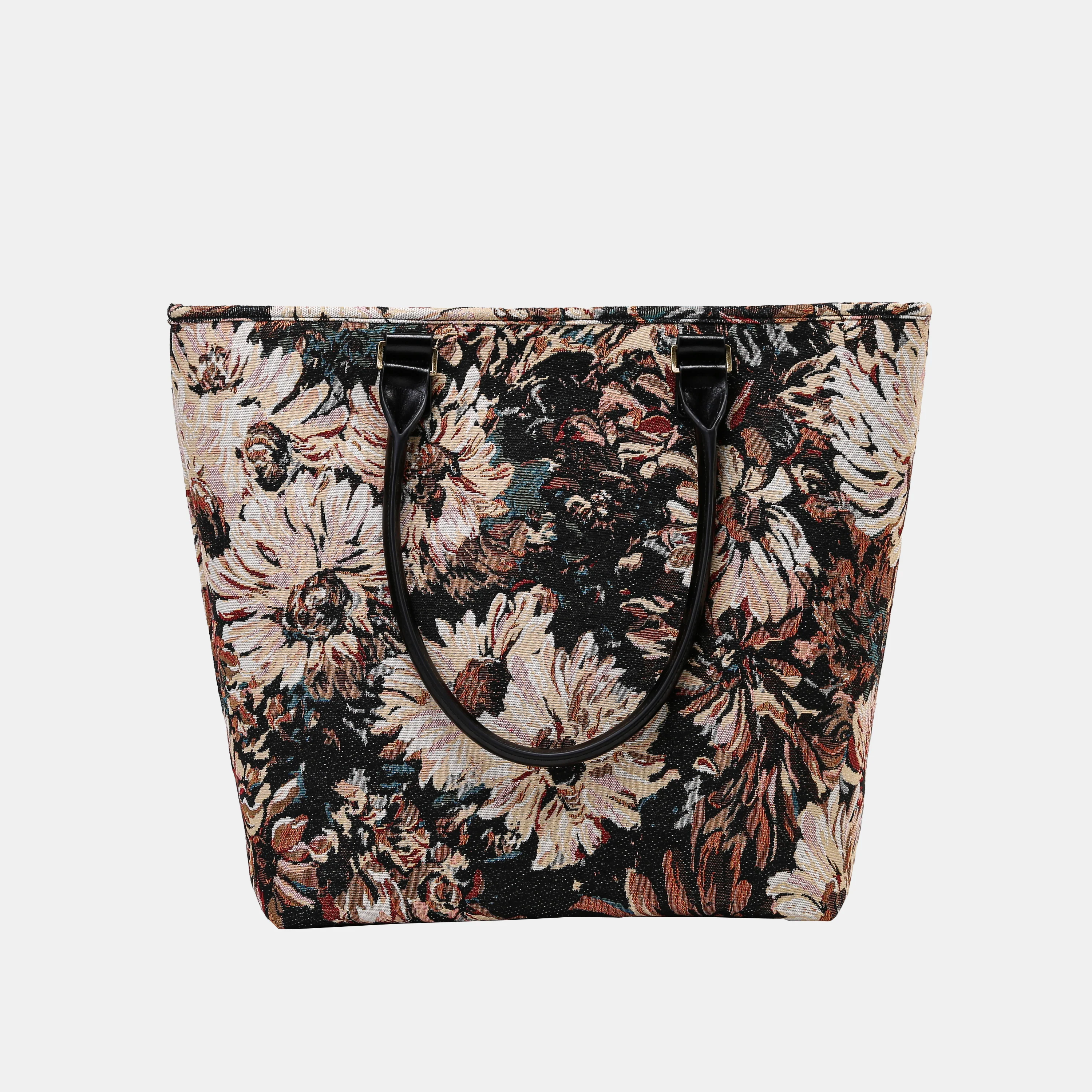 Blooming Daisy Black Carpet Tote Shopper - Image 2