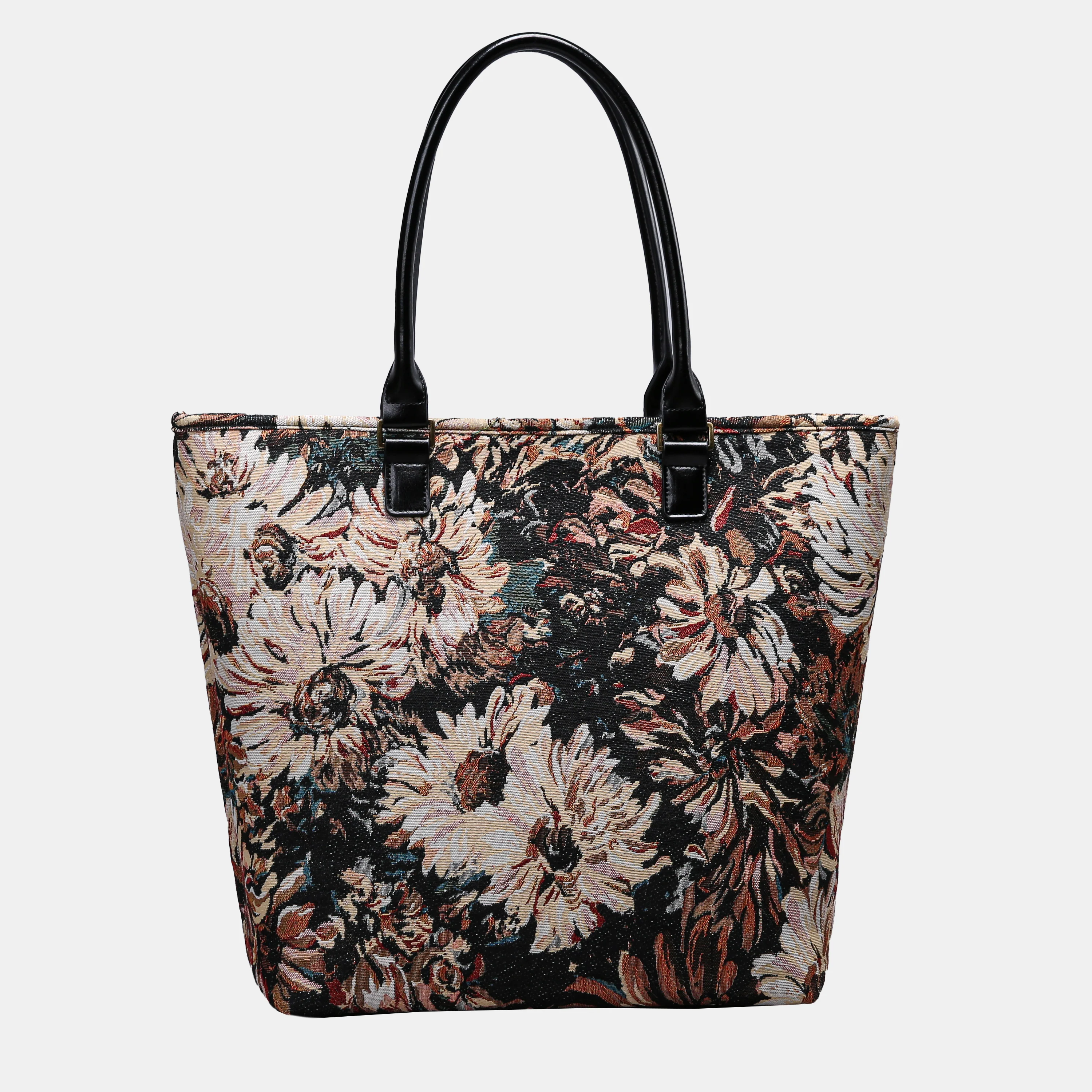 Blooming Daisy Black Carpet Tote Shopper - Image 5