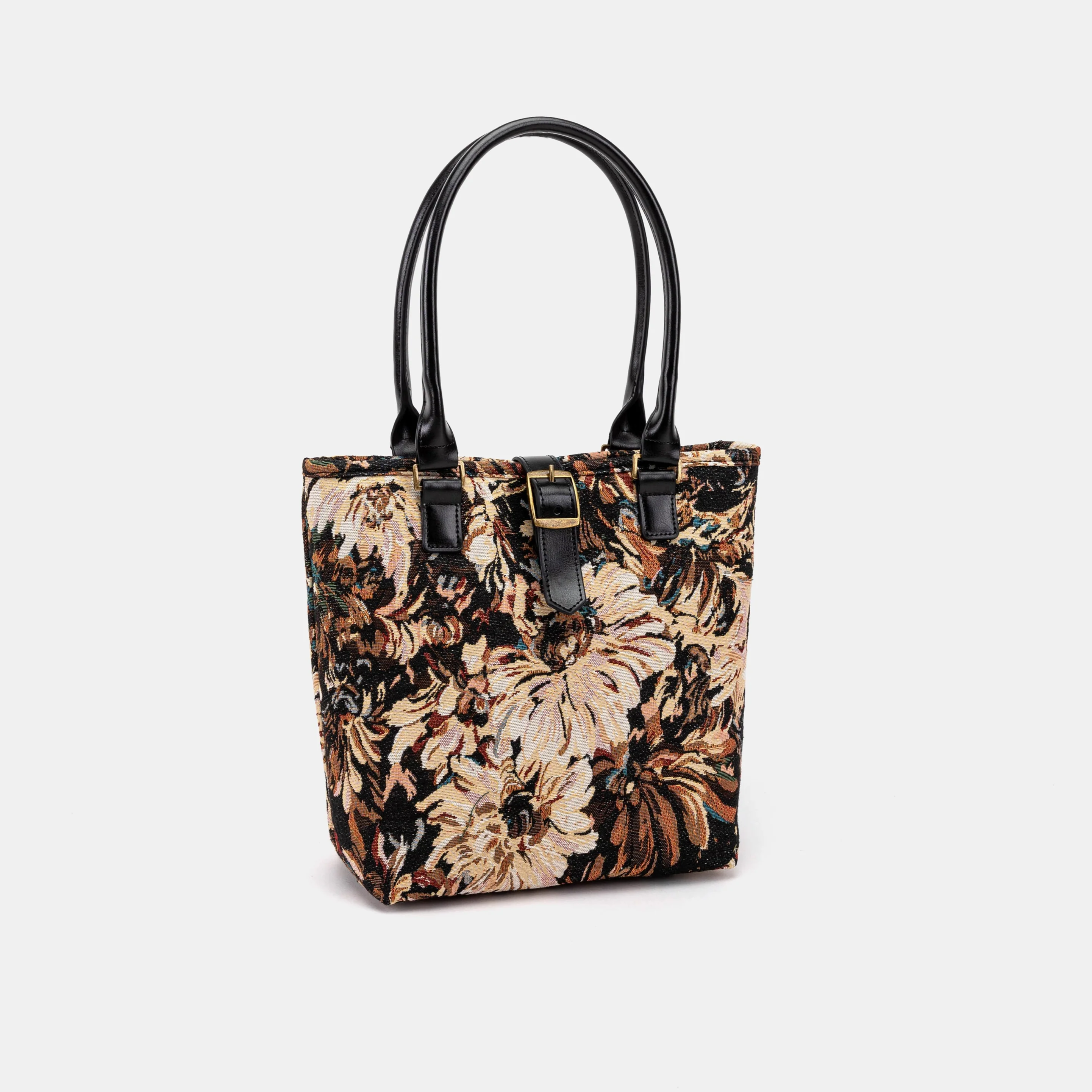 Blooming Daisy Black Everyday Tote - Image 2
