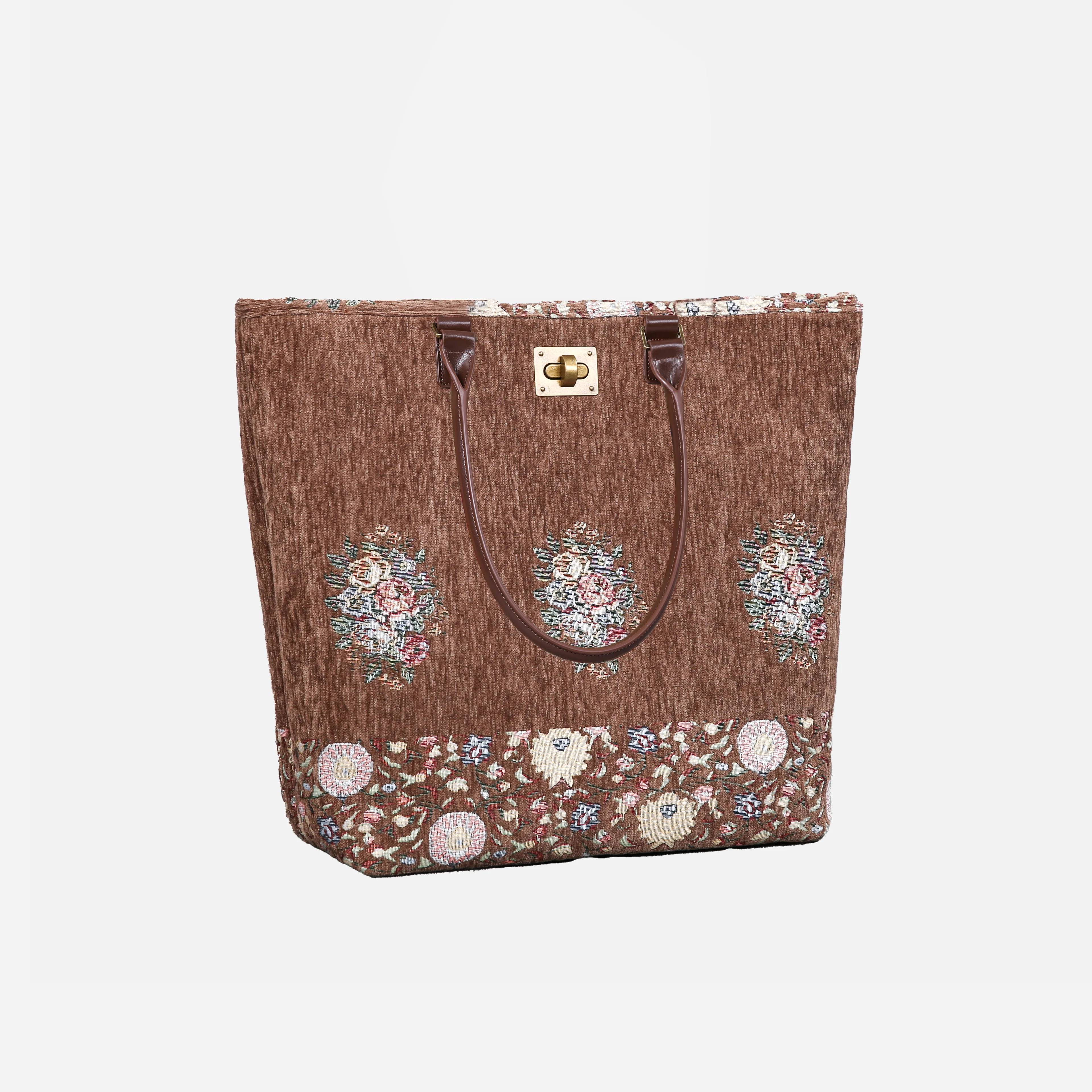 Bouquet Coffee Carpet Tote Shopper - Image 2