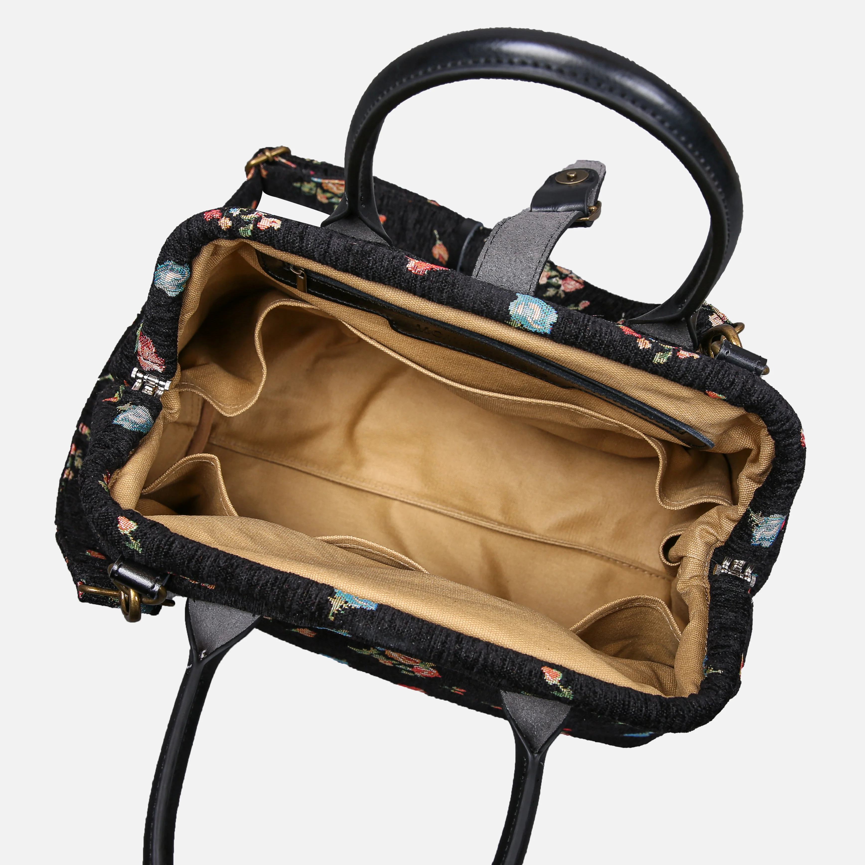 Bouquets Black Carpet Handbag Purse - Image 5