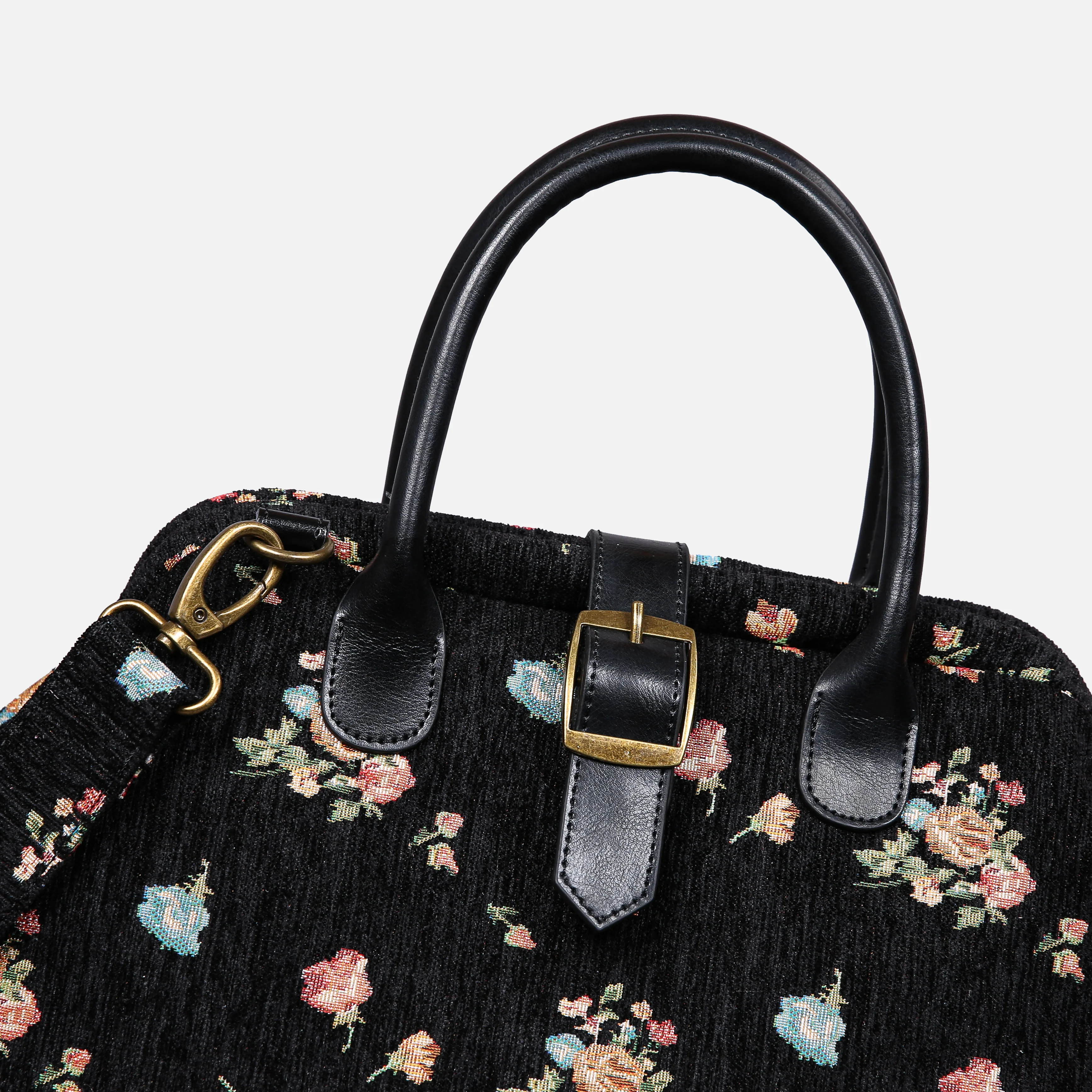 Bouquets Black Carpet Handbag Purse - Image 6