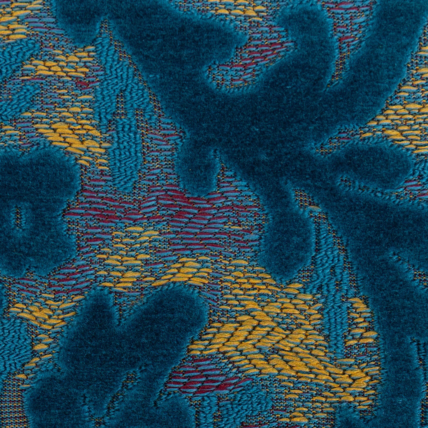Burnout Velvet Aqua Blue Checkbook Cover - Image 5
