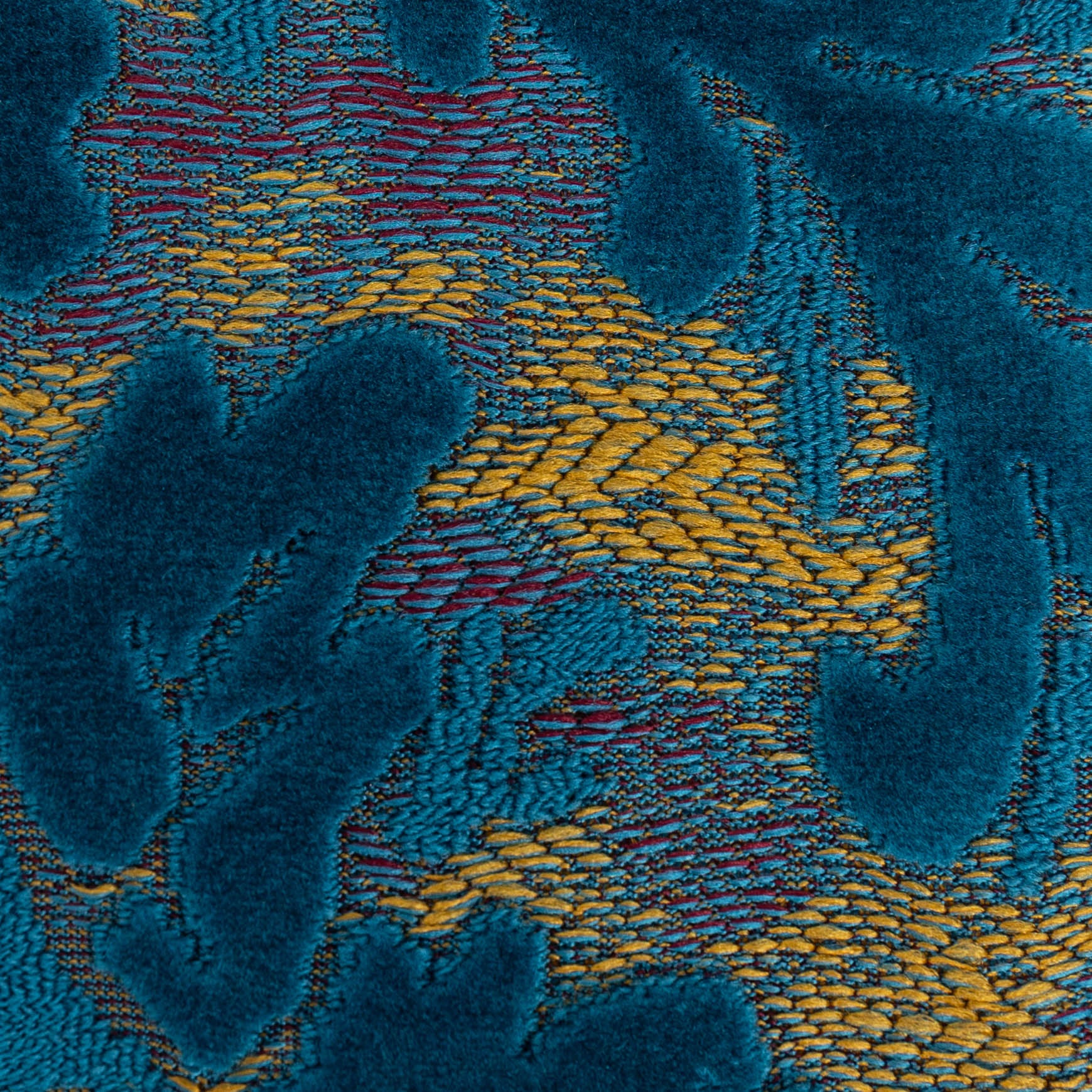Burnout Velvet Aqua Blue Passport Cover - Image 5