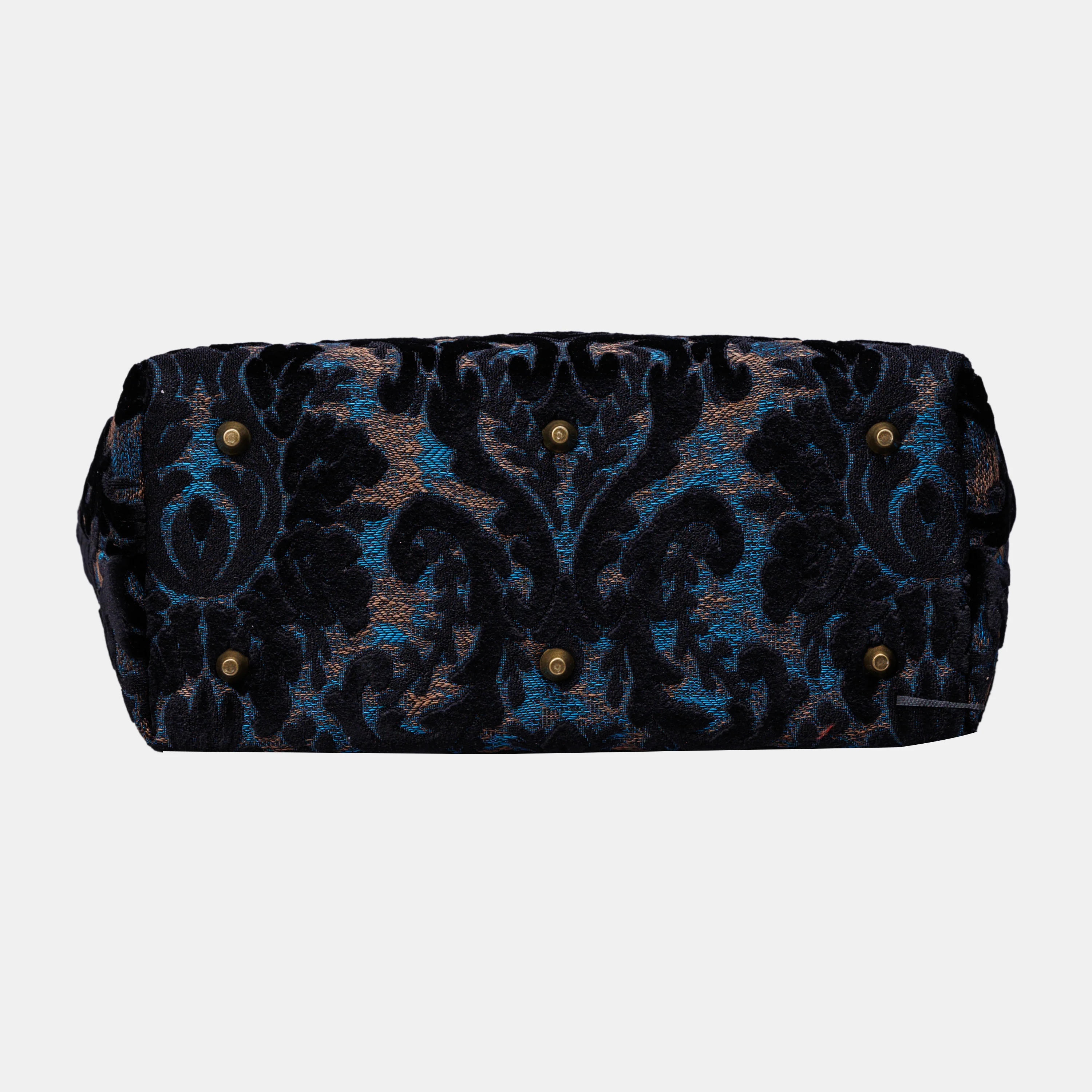 Burnout Velvet Black Carpet Tote Shopper - Image 7