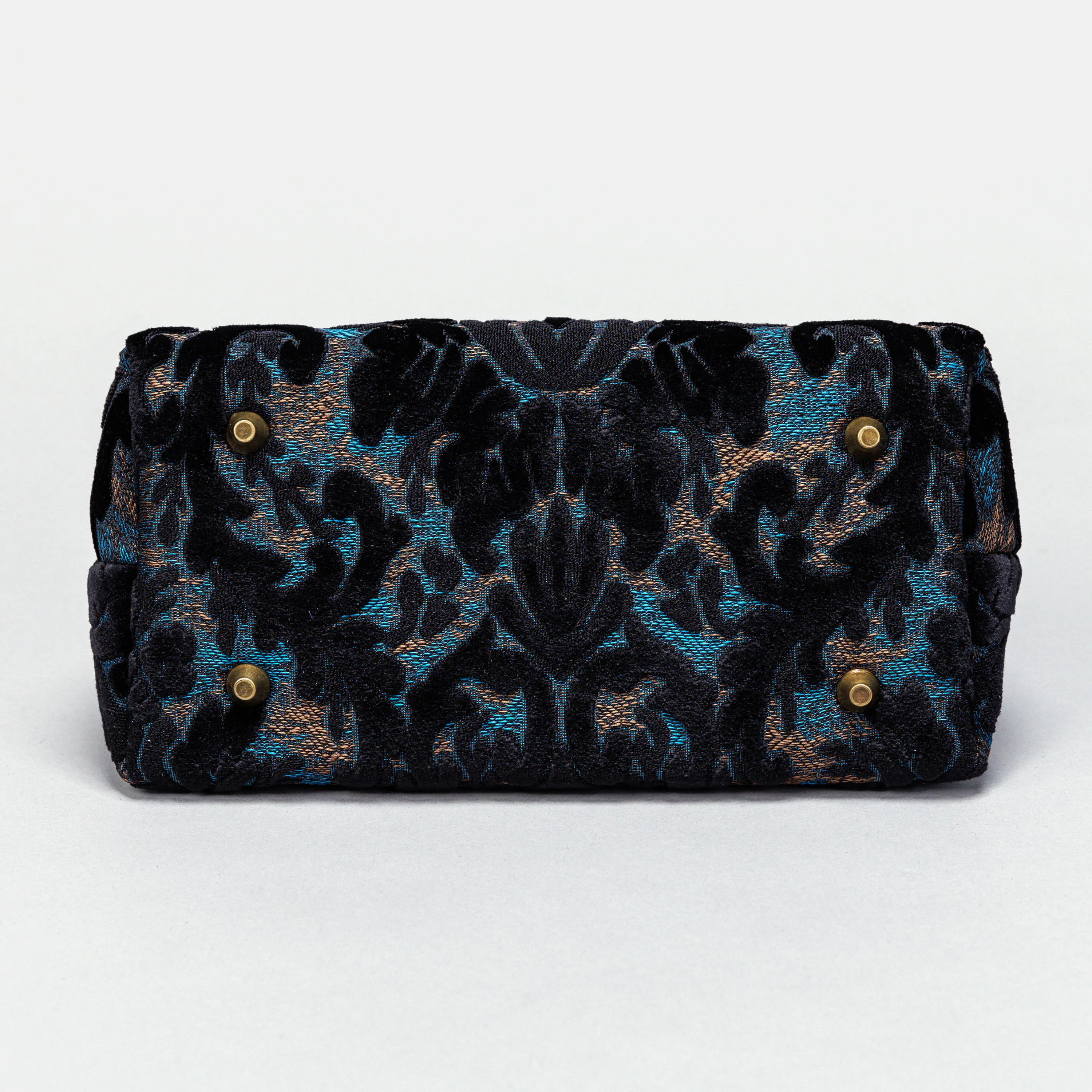 Burnout Velvet Black Carpet Satchel - Image 6