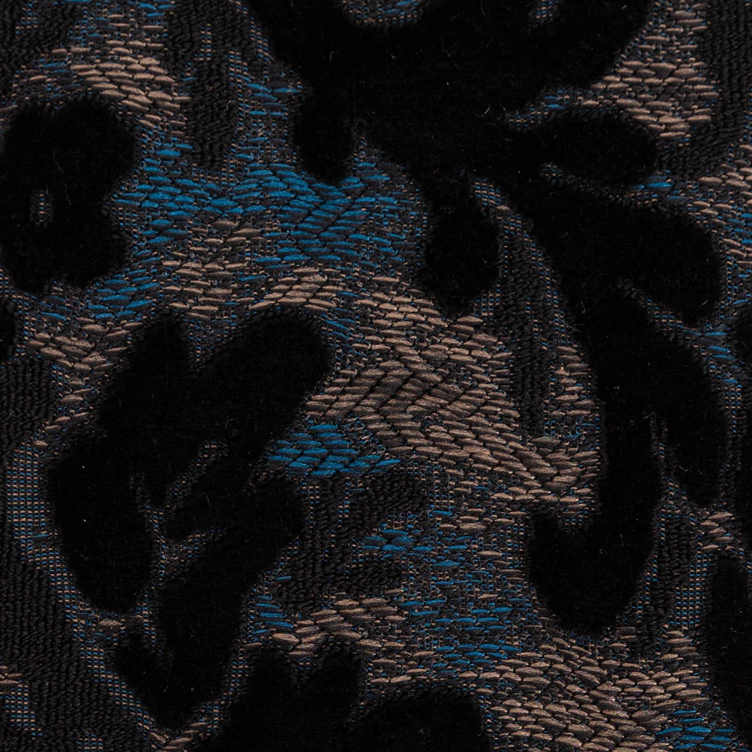 Burnout Velvet Black Checkbook Cover - Image 5