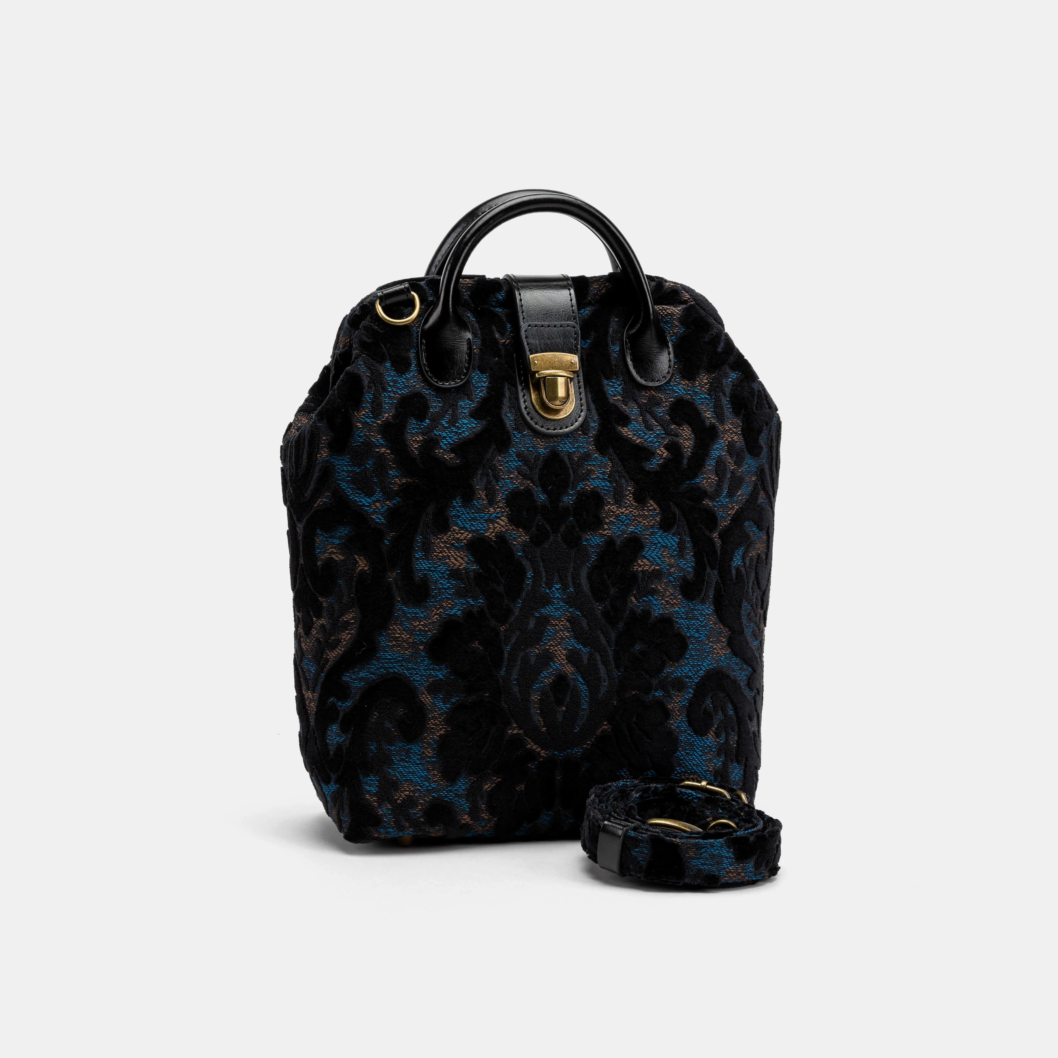 Burnout Velvet Black Everyday Backpack