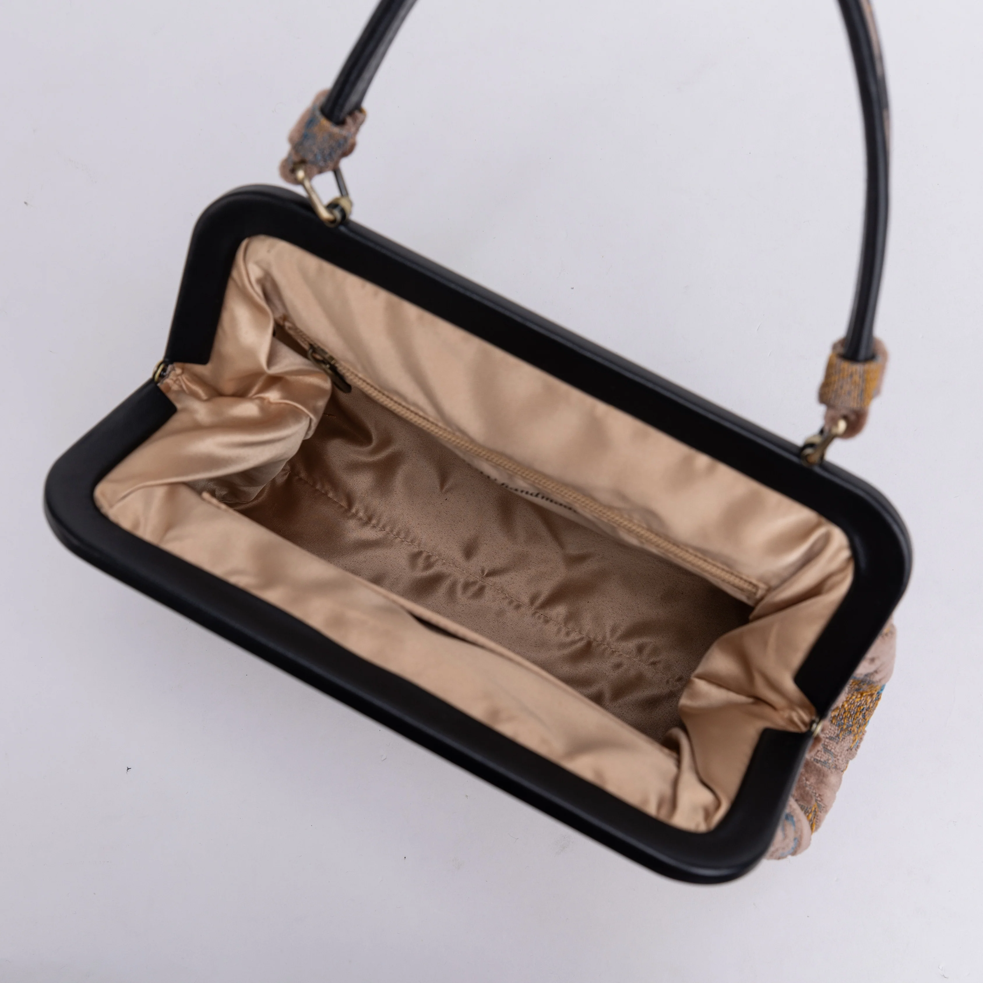 Burnout Velvet Camel Alma Satchel - Image 2
