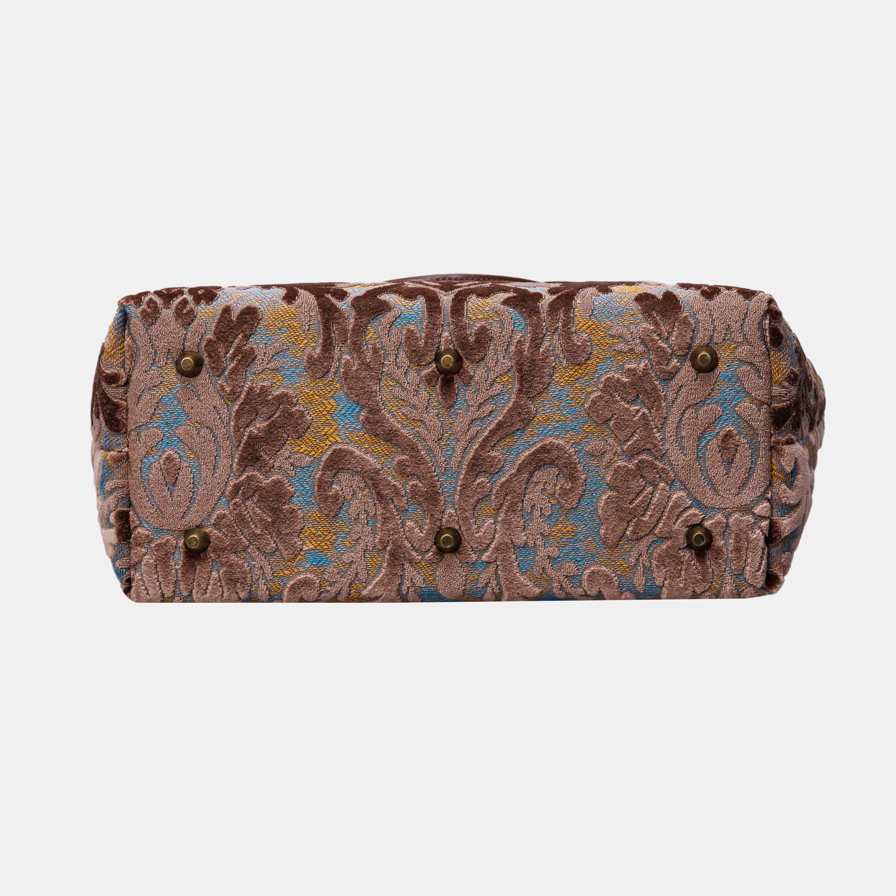 Burnout Velvet Camel Carpet Tote Shopper - Image 6
