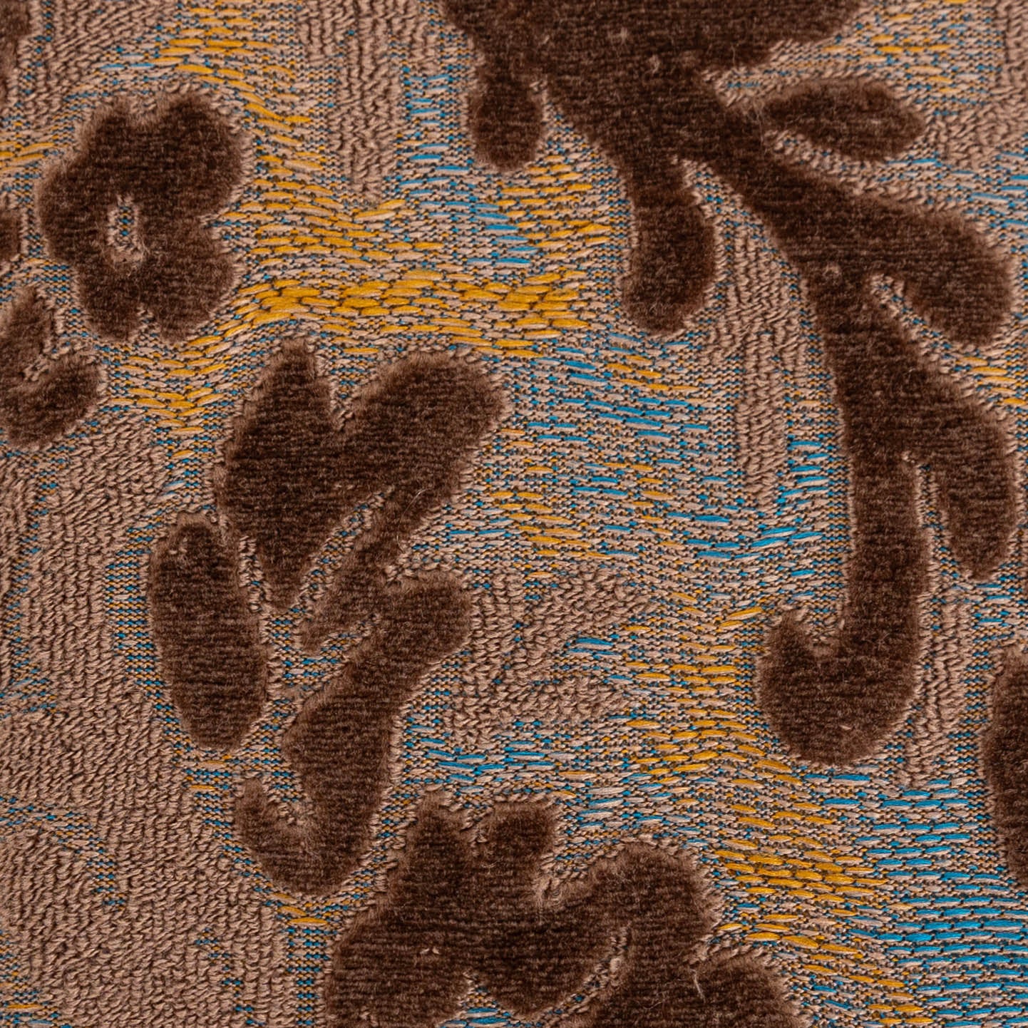 Burnout Velvet Camel Checkbook Cover - Image 5