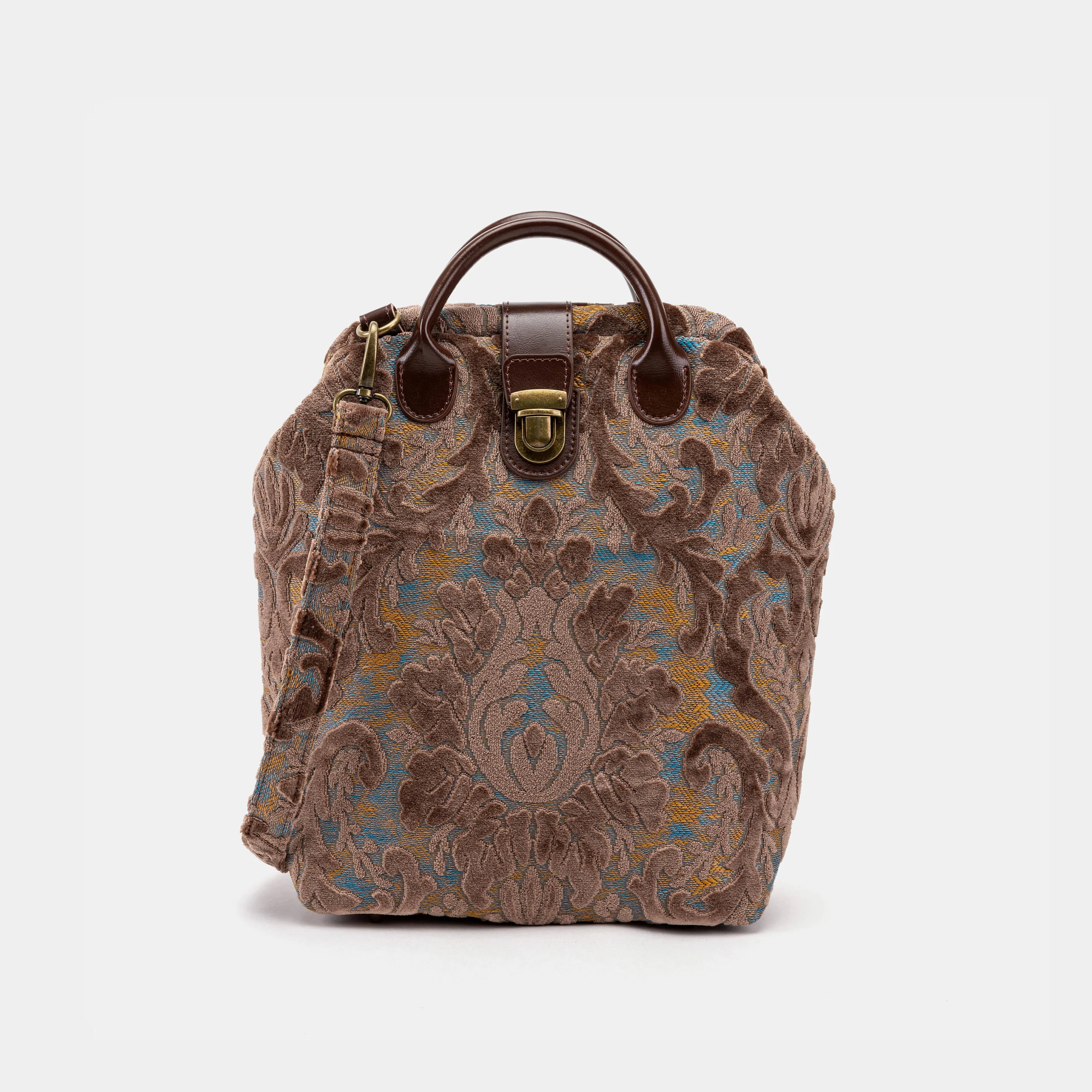 Burnout Velvet Camel Everyday Backpack - Image 3