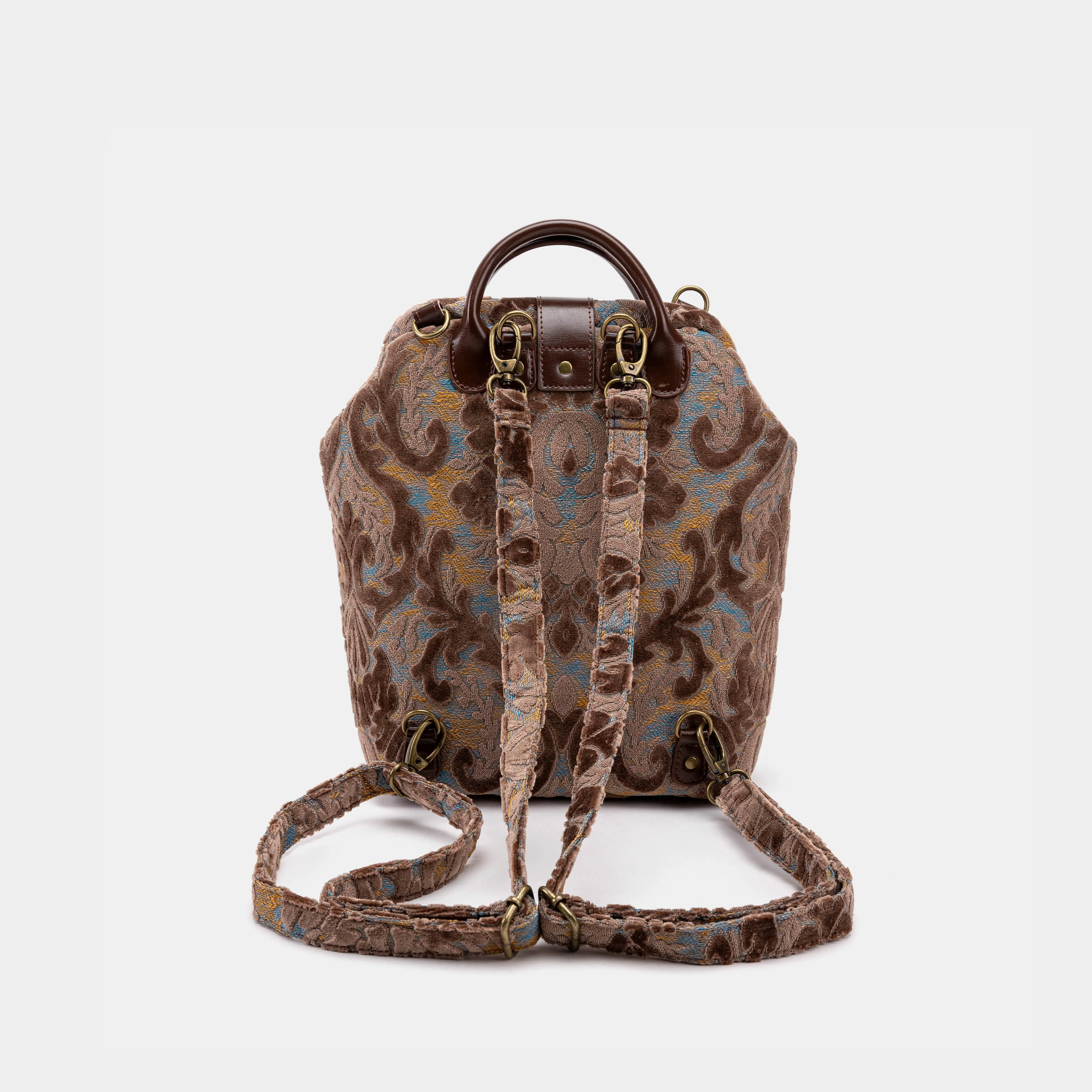 Burnout Velvet Camel Everyday Backpack - Image 5