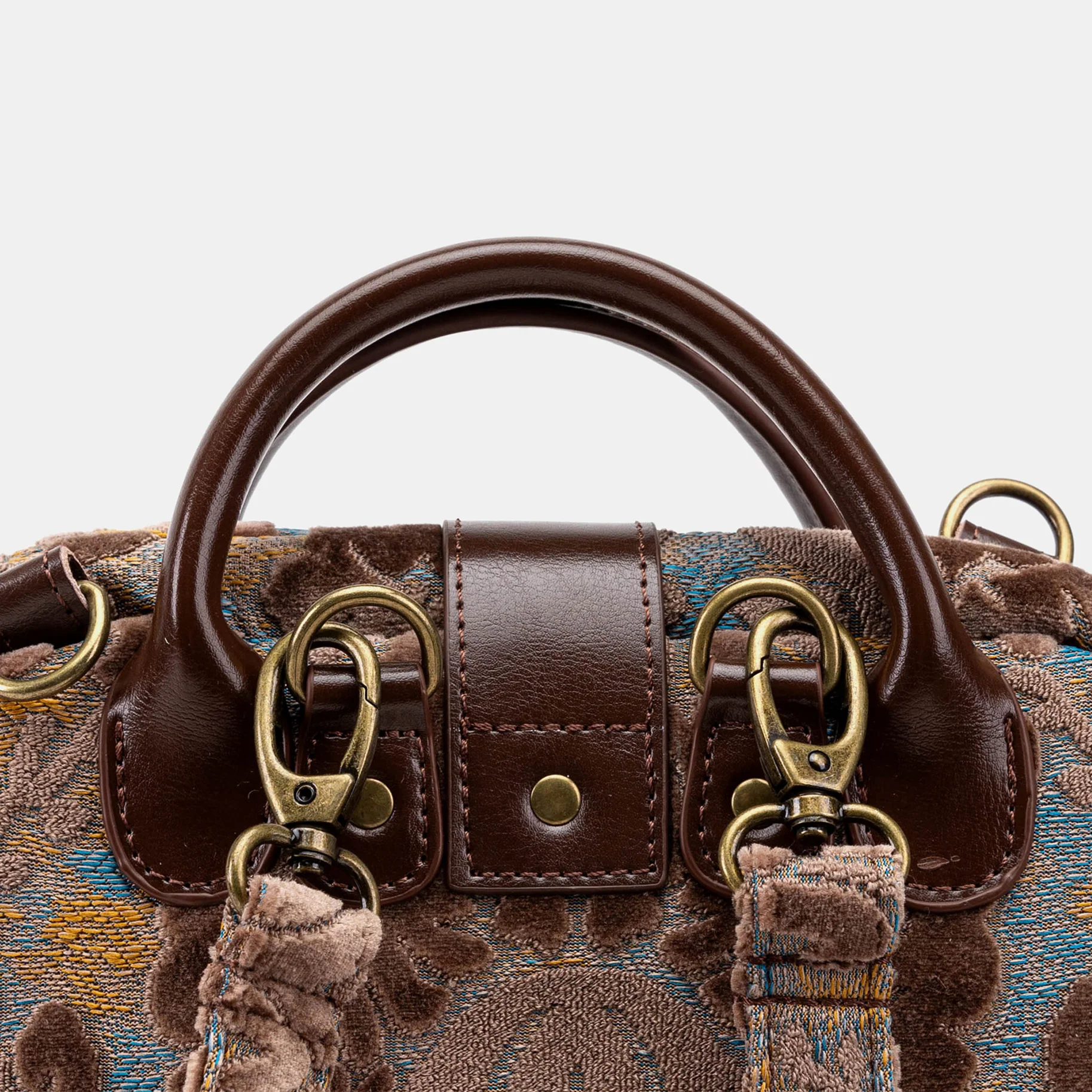 Burnout Velvet Camel Everyday Backpack - Image 6