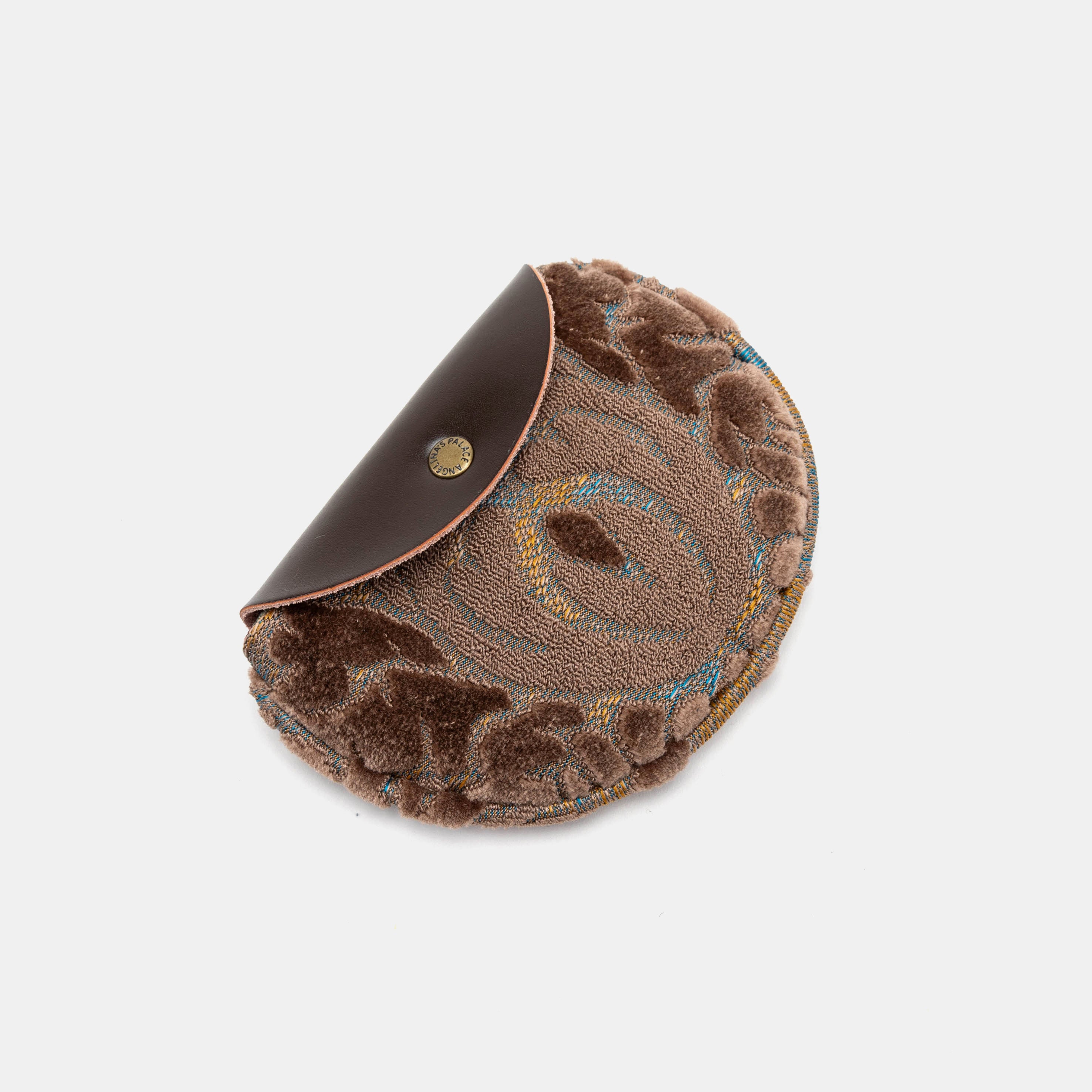 Burnout Velvet Camel Rosary Bag - Image 6