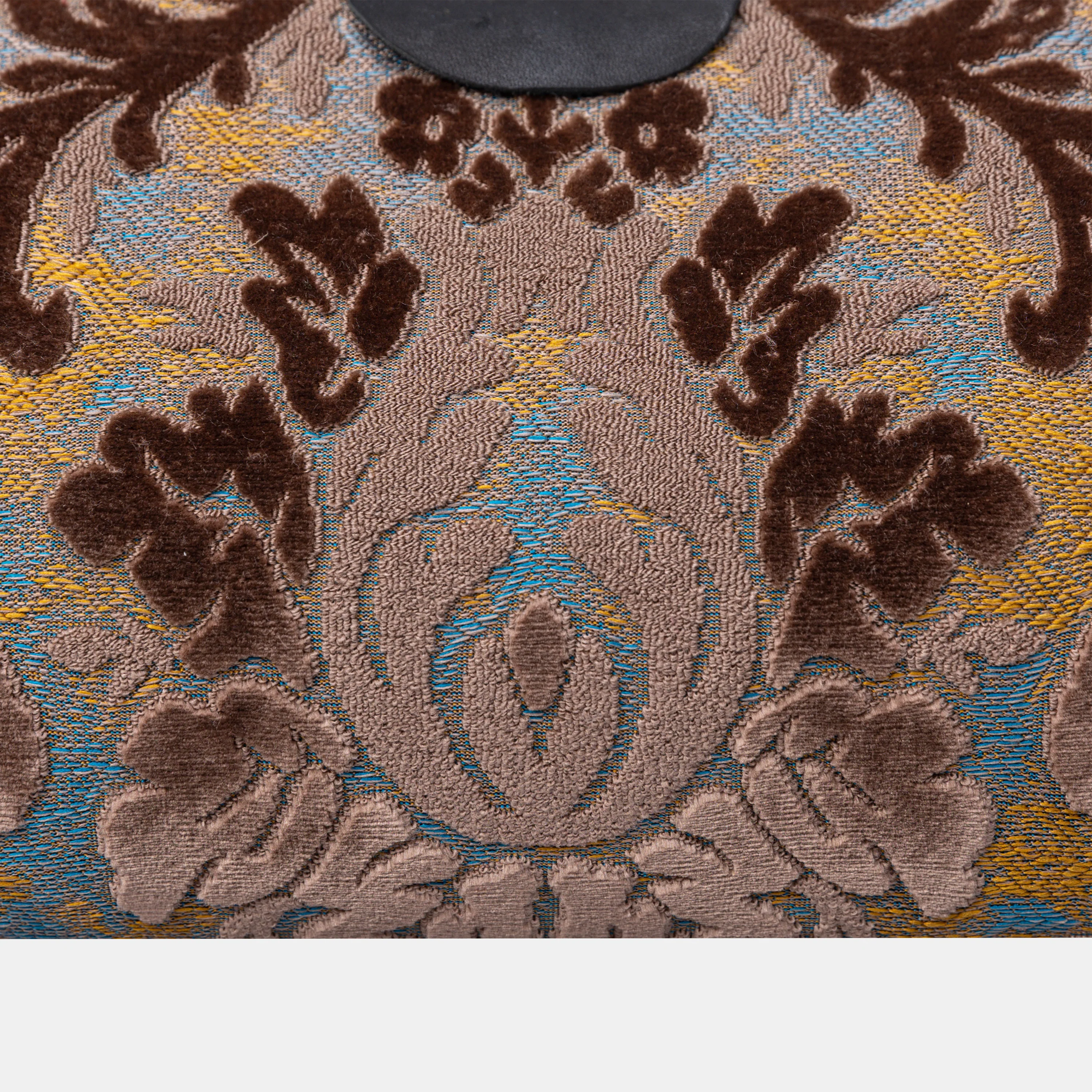 Burnout Velvet Camel Shoulder Bag - Image 2