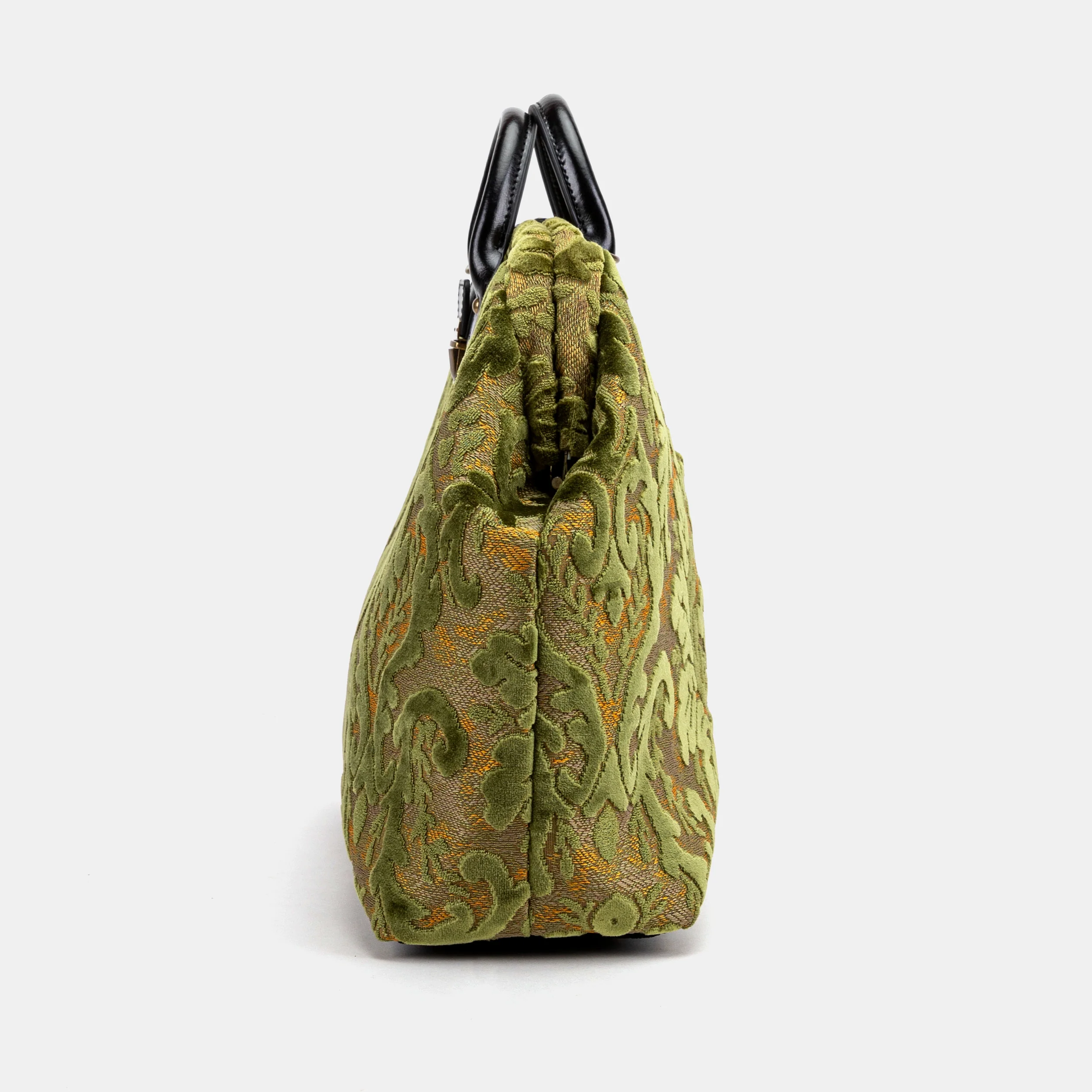 Burnout Velvet Fern Green Laptop Work Bag - Image 6