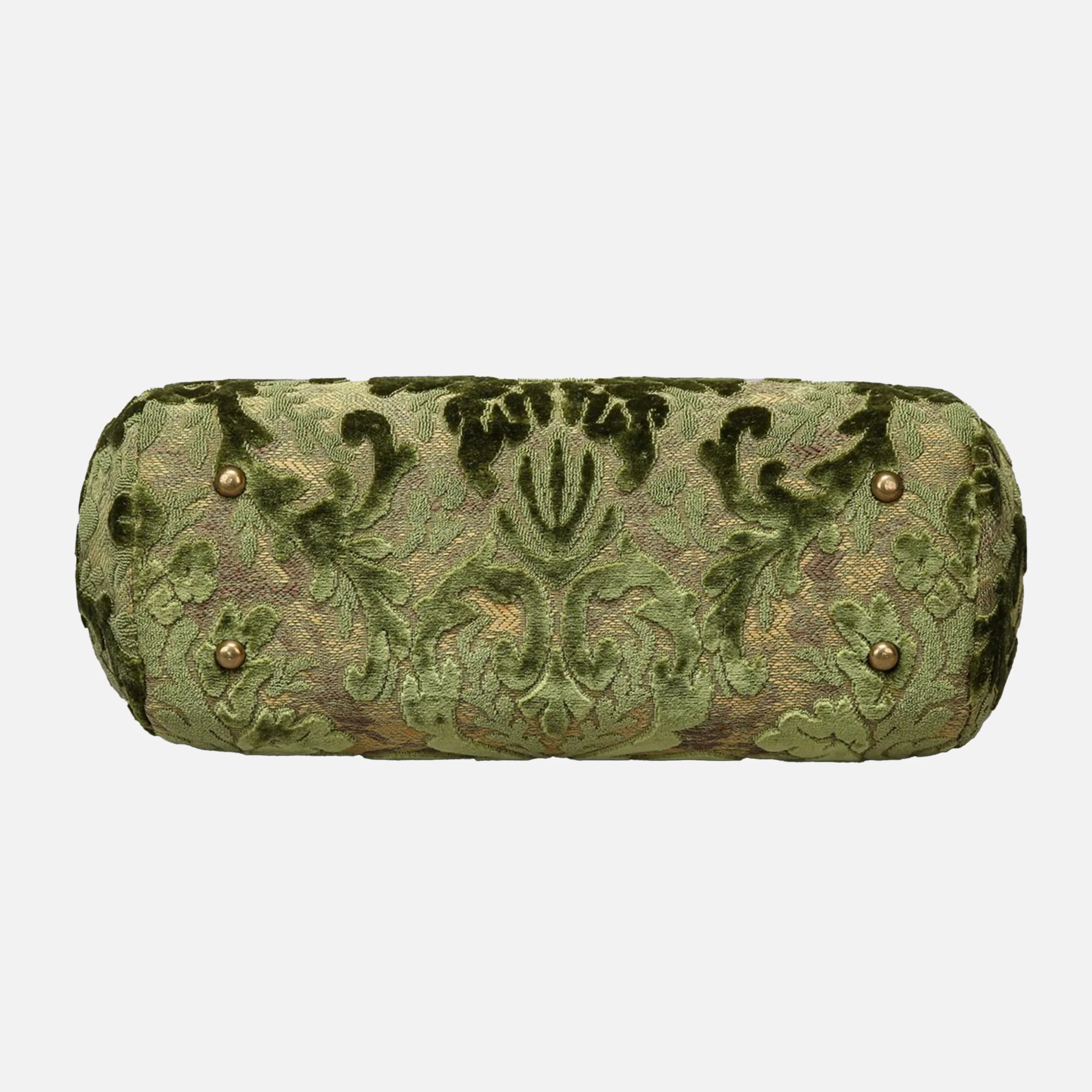 Burnout Velvet Fern Green Top Handle Purse - Image 5