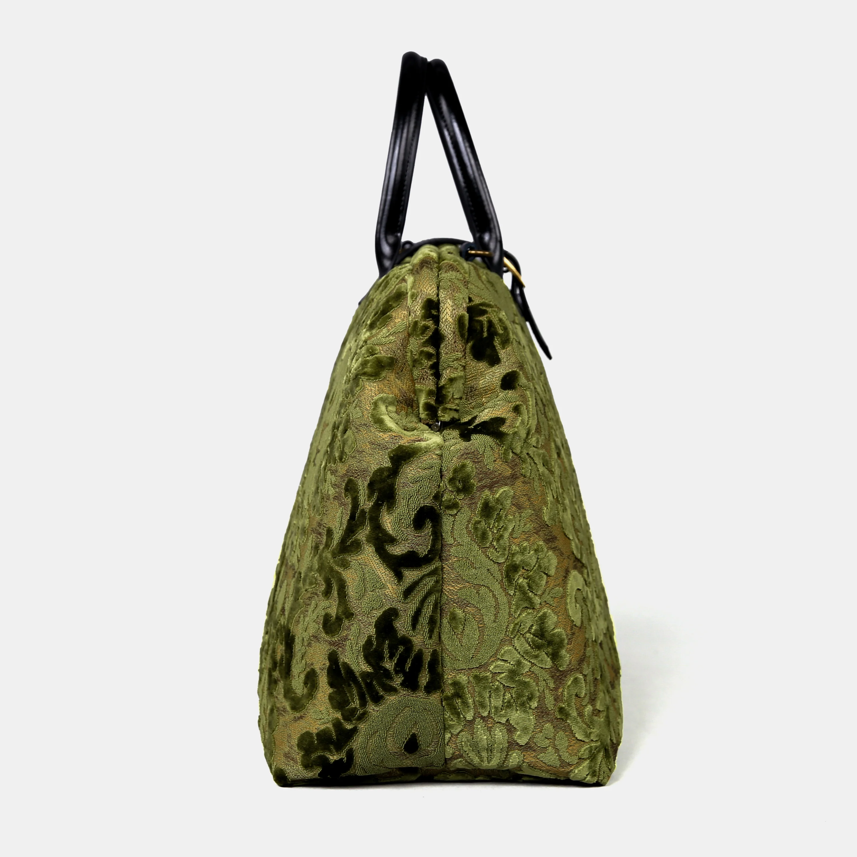 Burnout Velvet Fern Green Mary Poppins Weekender - Image 3
