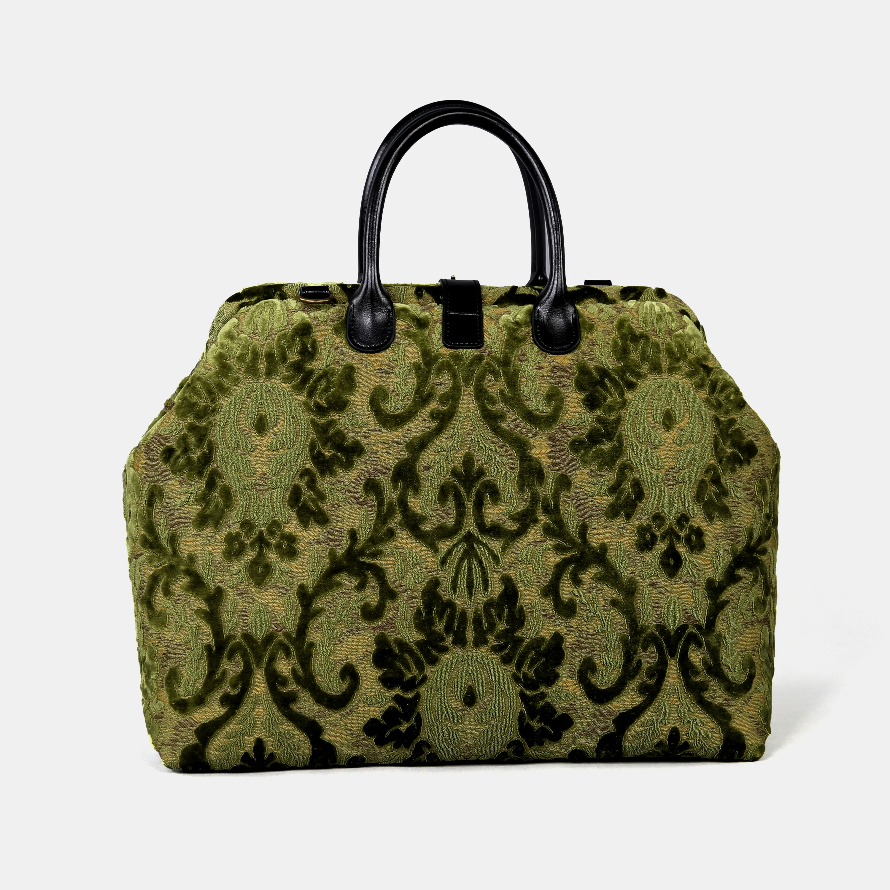 Burnout Velvet Fern Green Mary Poppins Weekender - Image 4