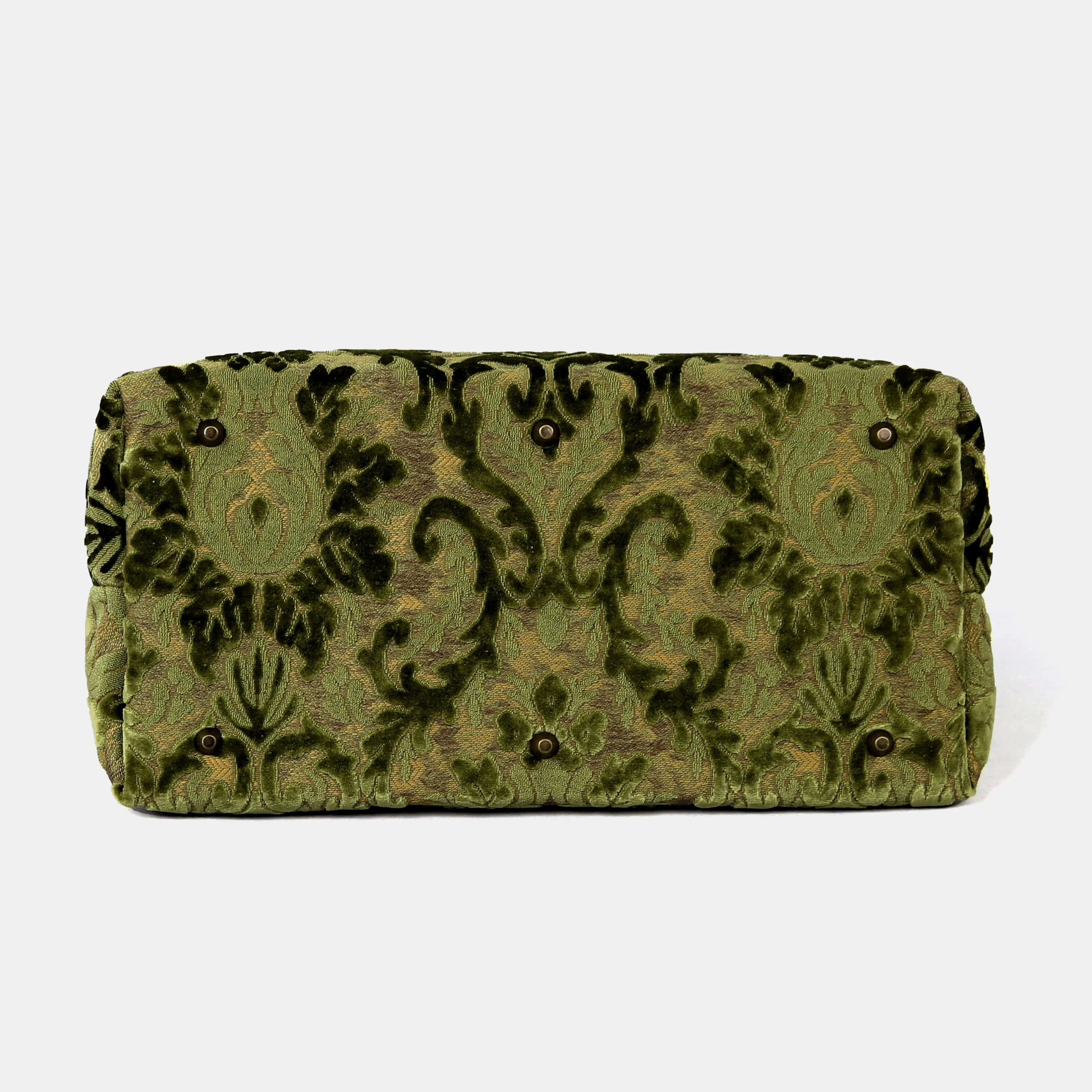 Burnout Velvet Fern Green Mary Poppins Weekender - Image 5