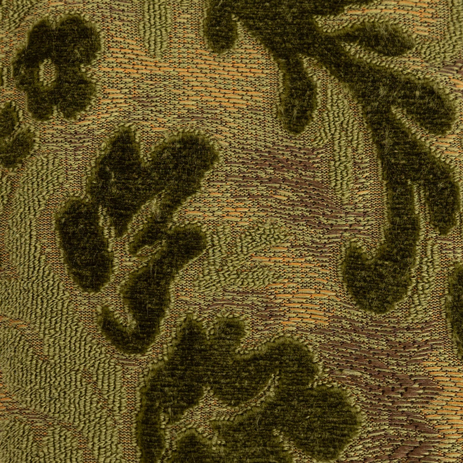 Burnout Velvet Fern Green Checkbook Cover - Image 5