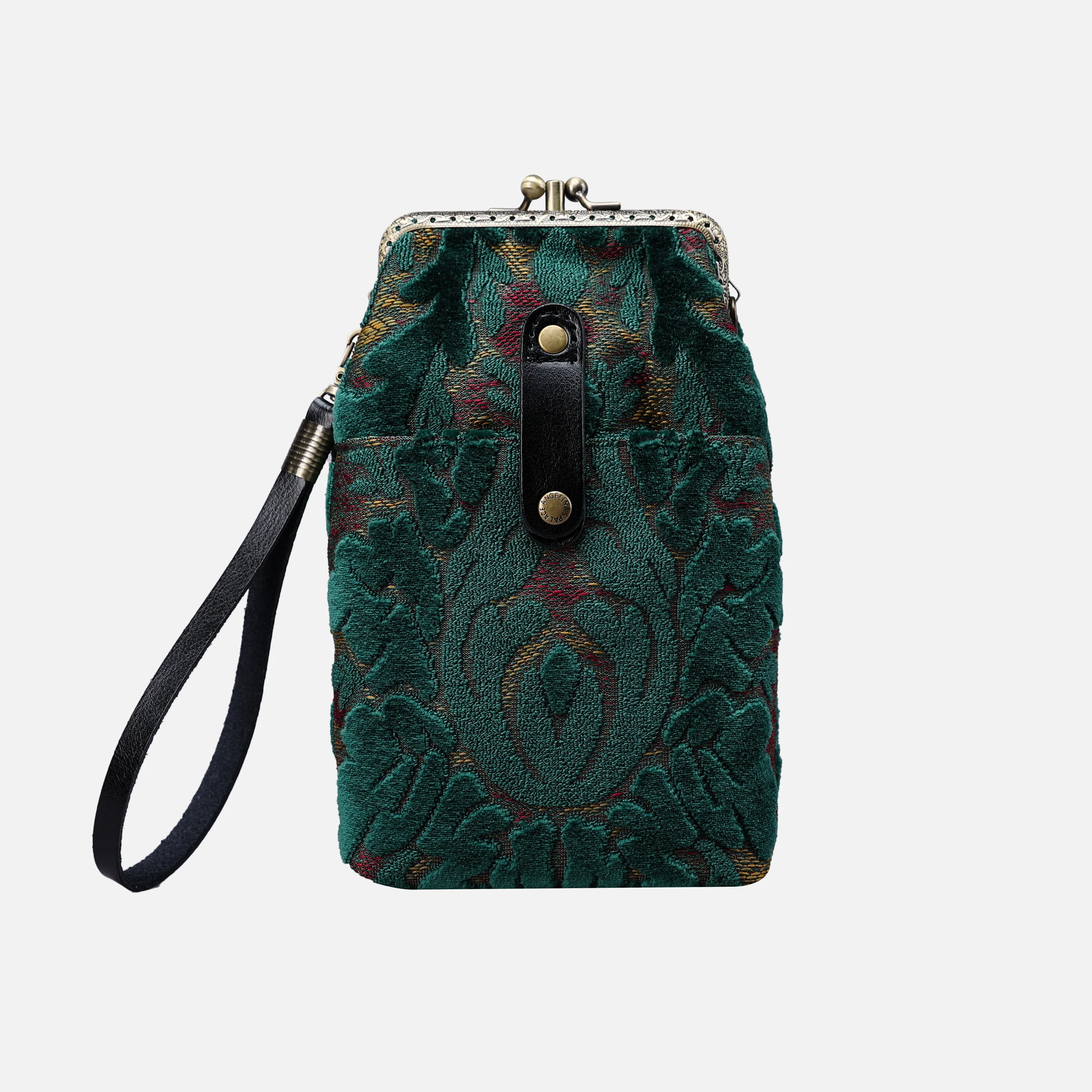 Burnout Velvet Jade Green Carpet Phone Case - Image 4