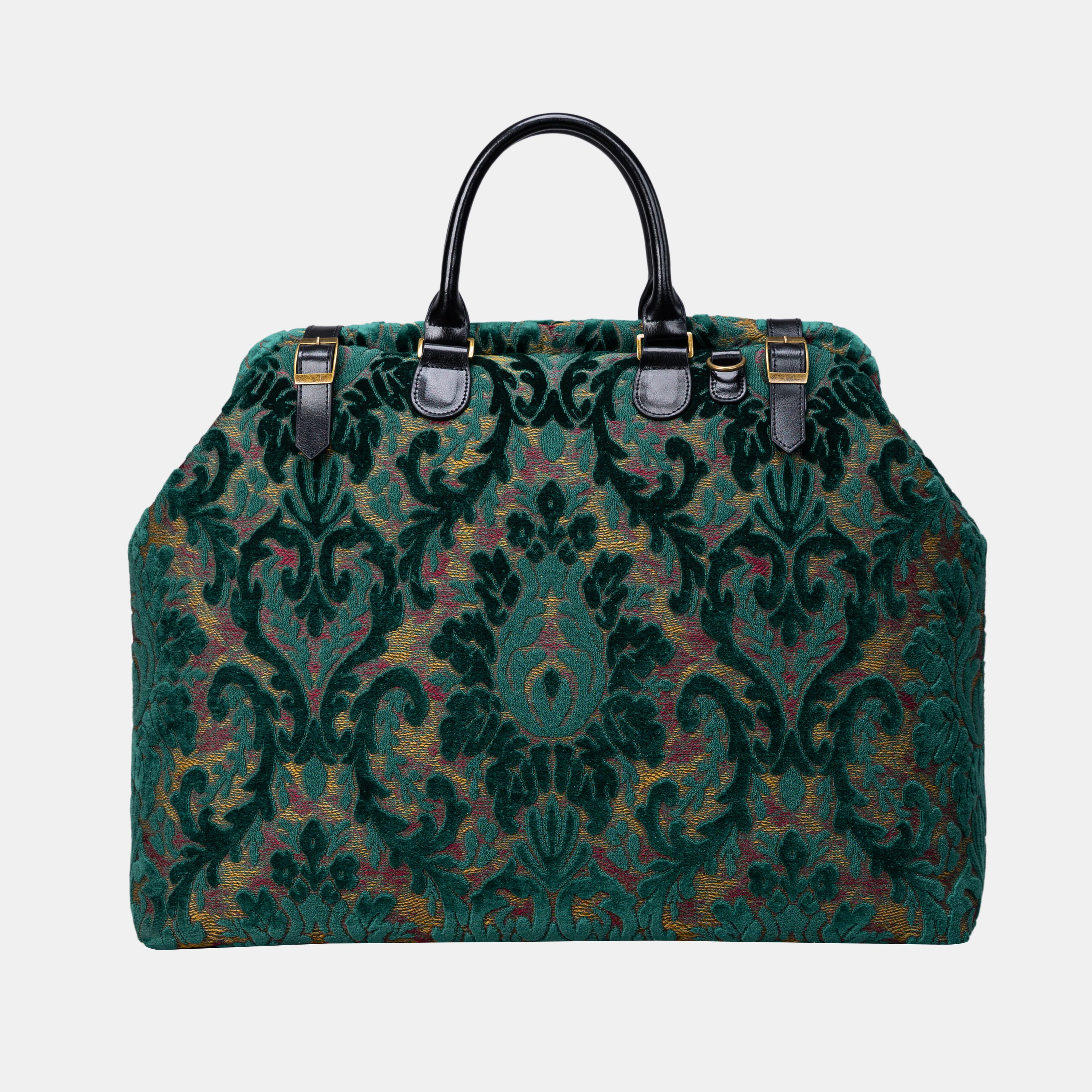 Burnout Velvet Jade Green Men's Carpetbag - Image 2