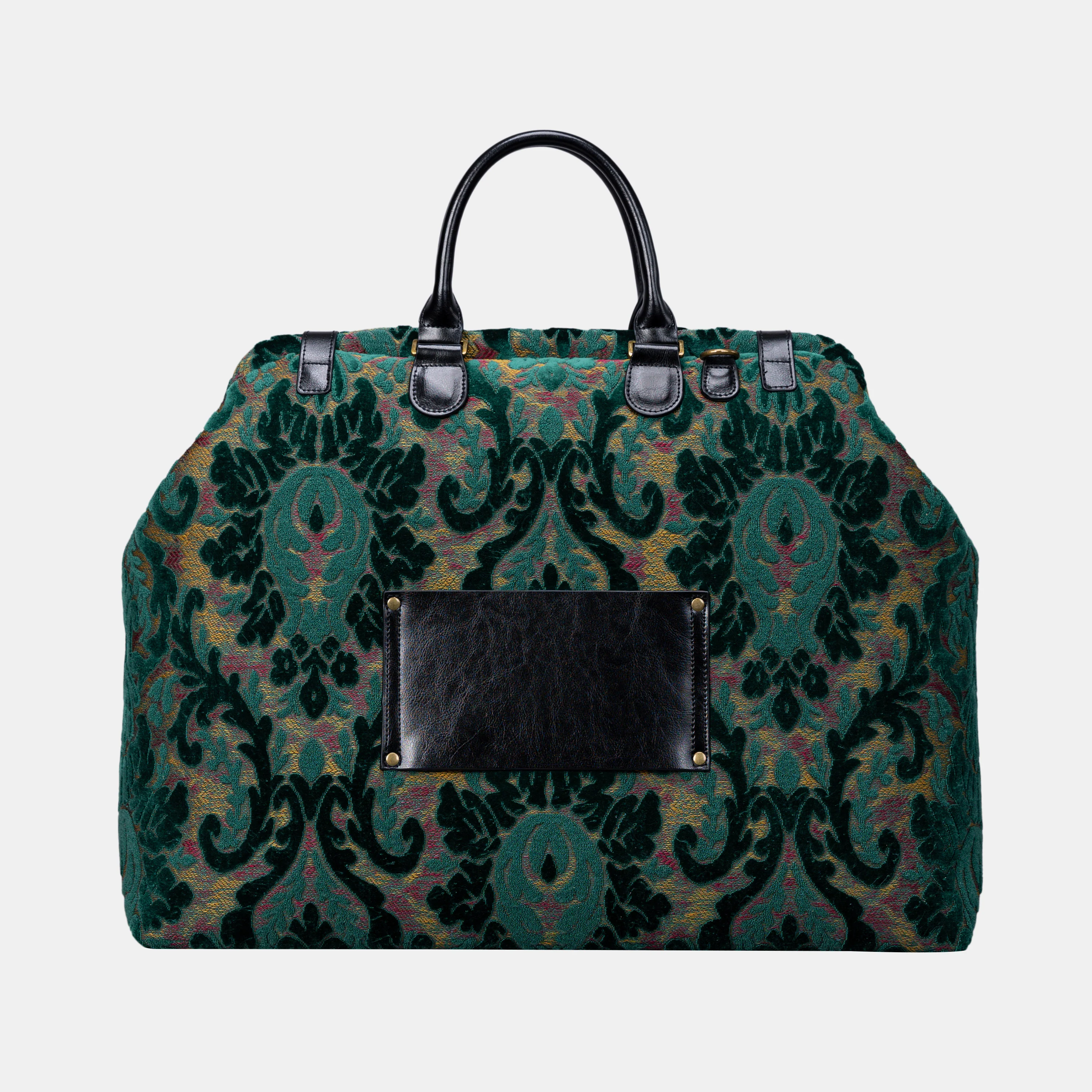 Burnout Velvet Jade Green Men's Carpetbag - Image 4