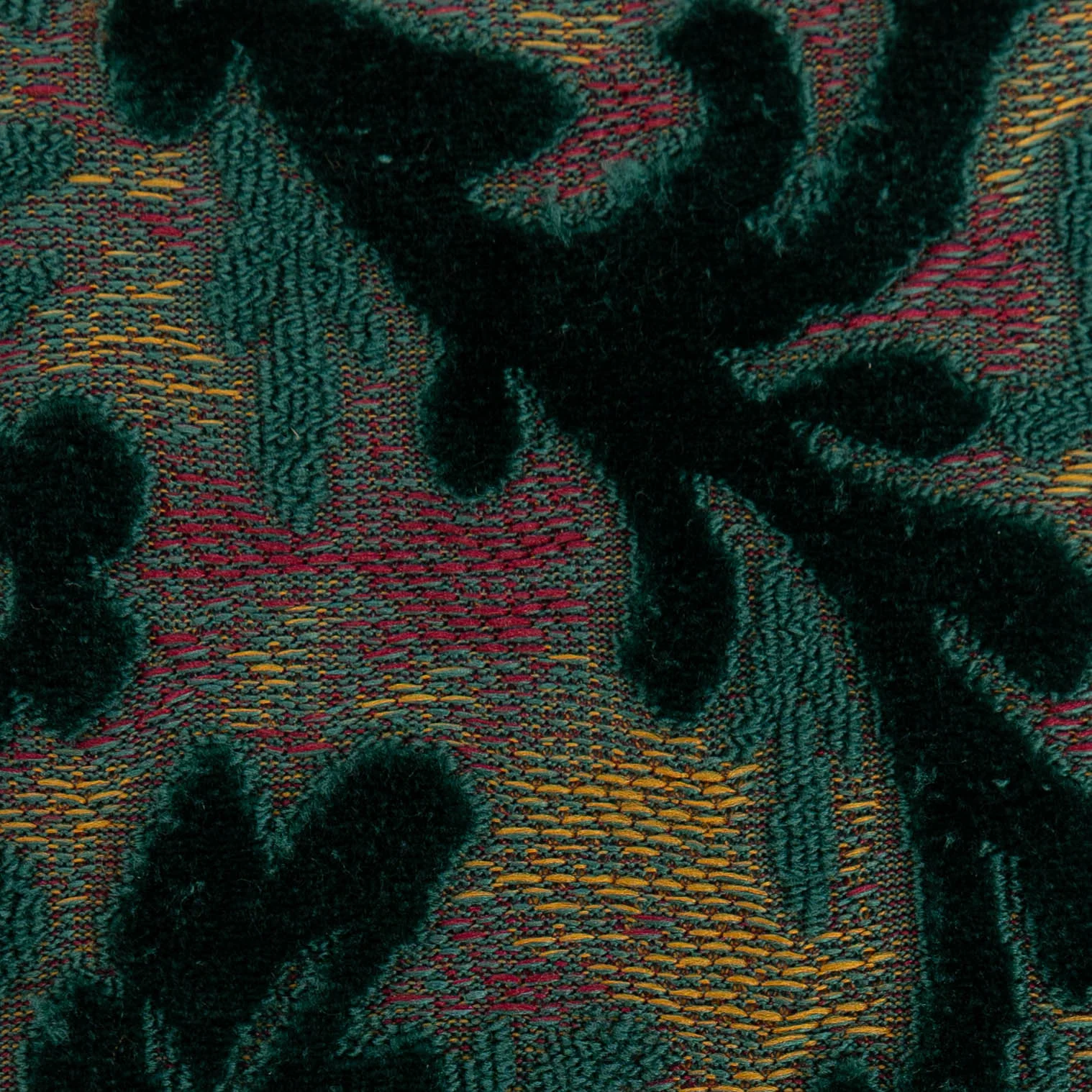 Burnout Velvet Jade Green Checkbook Cover - Image 5