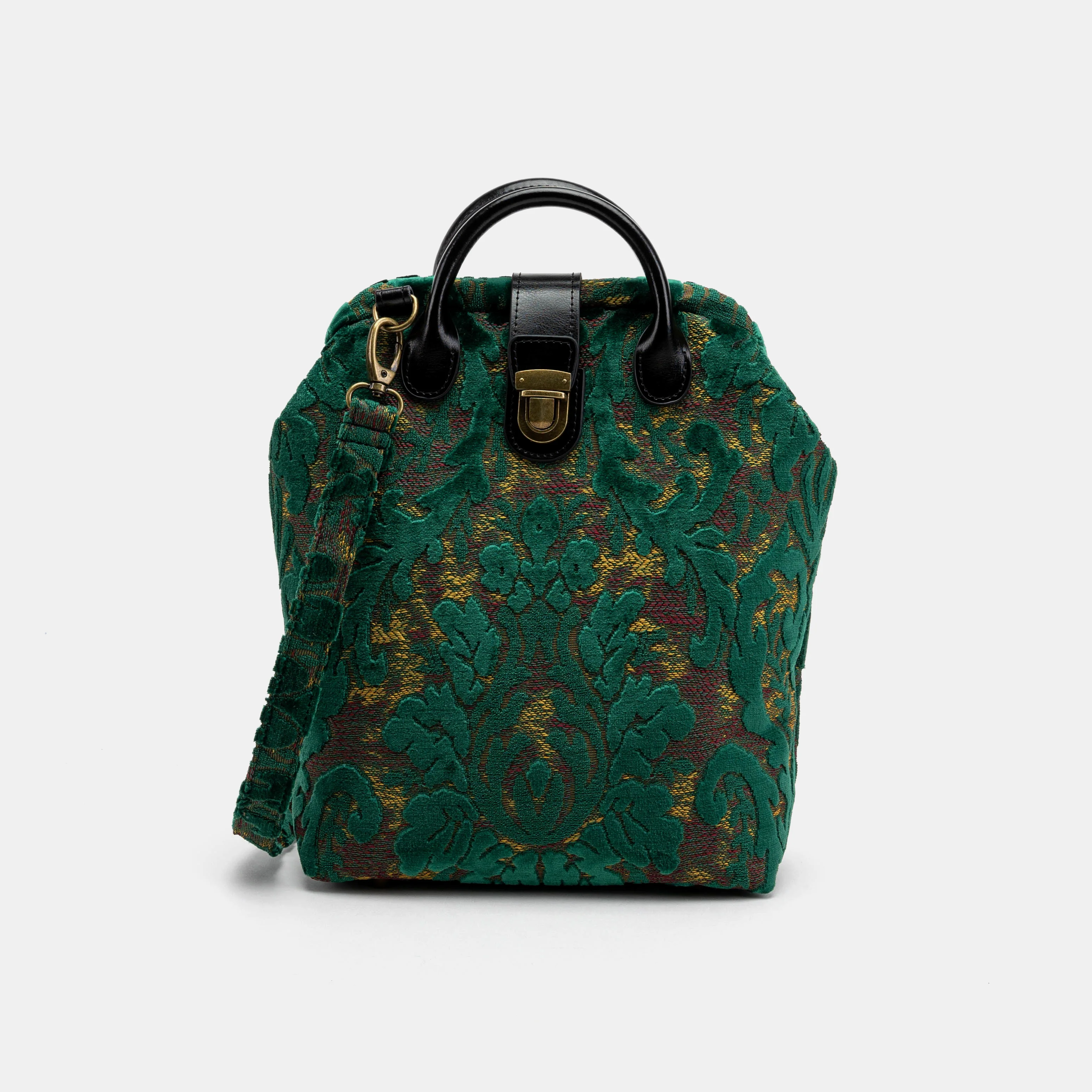 Burnout Velvet Jade Green Everyday Backpack - Image 3